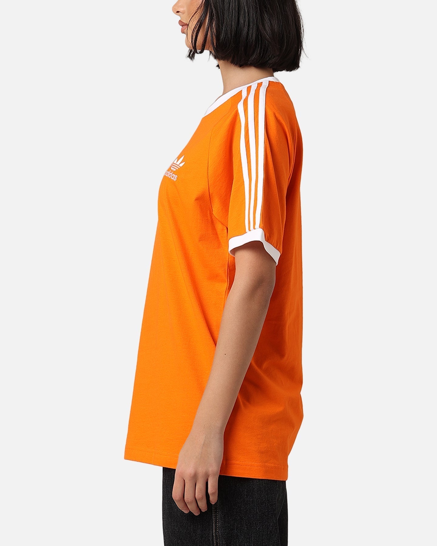 Adidas 3-streepjes T-shirt oranje