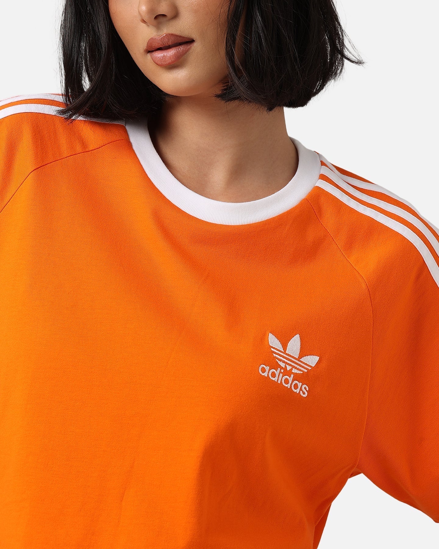 Adidas 3-stripes t-shirt orange