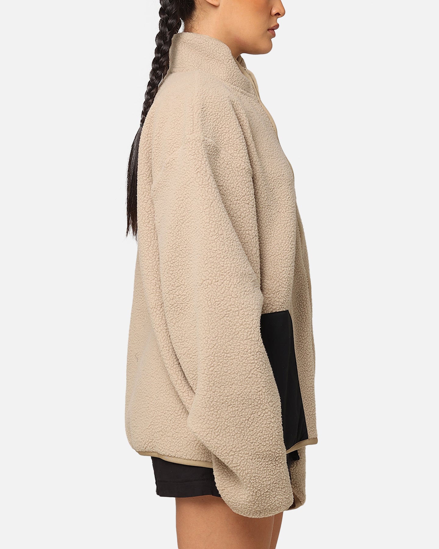 Nike Sherpa Veste d'hiver Khaki / noir