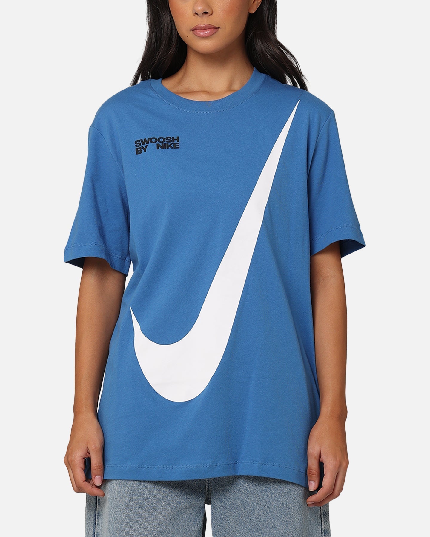 „Nike Sportswear Big Swoosh“ marškinėlių žvaigždė mėlyna