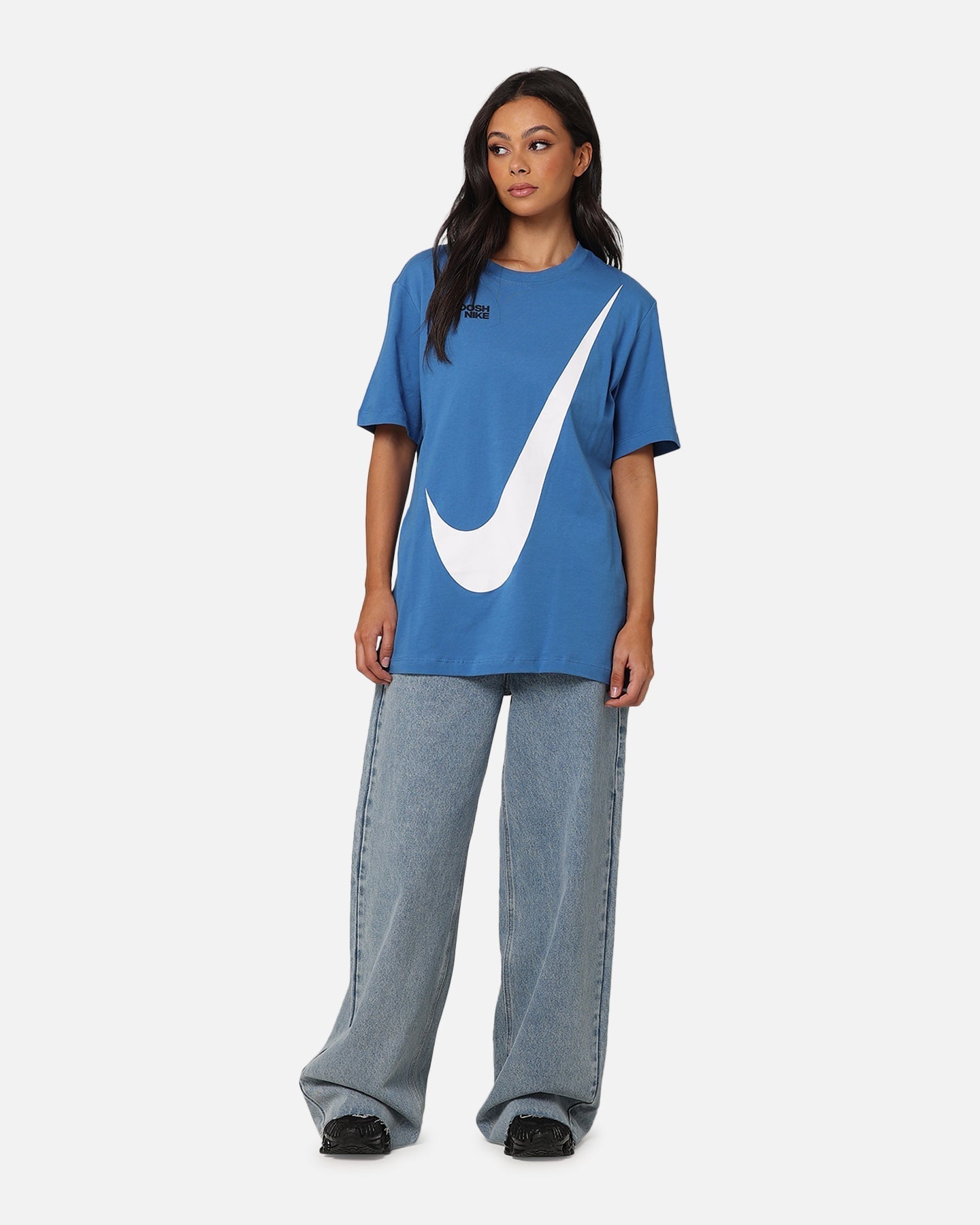 Nike Sportswear Big Swoosh T-shirt Star Blue