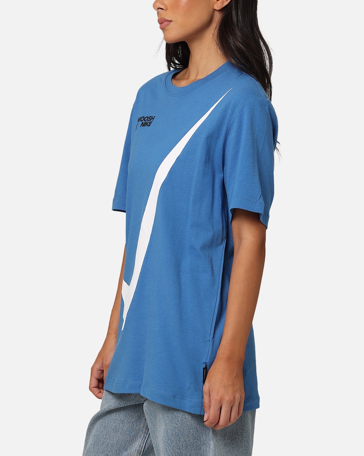 Nike Sportswear Tricou Big Swoosh Star Blue