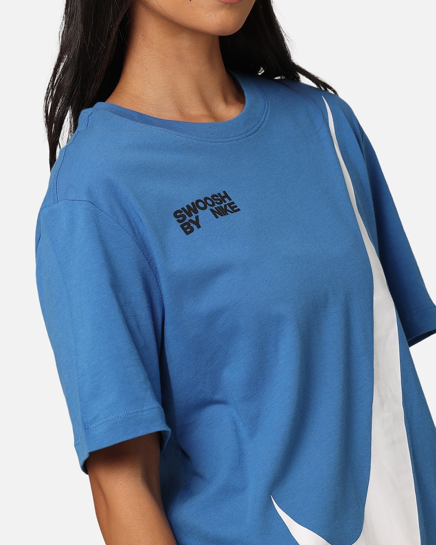 Nike Sportswear Big Swoosh T-Shirt Star Blue