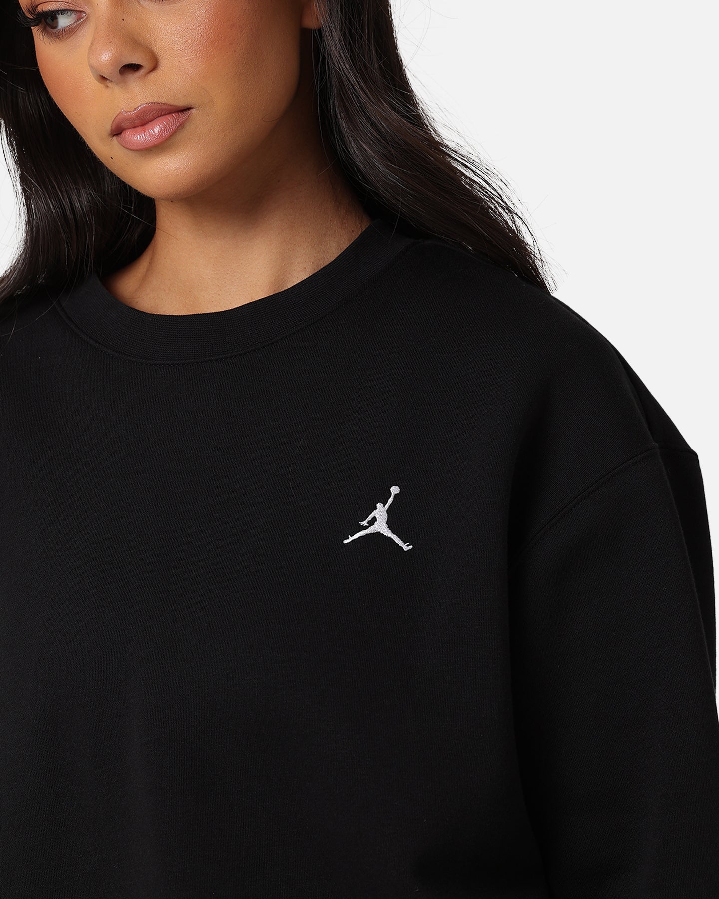 Jordan Essential Brooklyn Fleece Crewneck Black/White