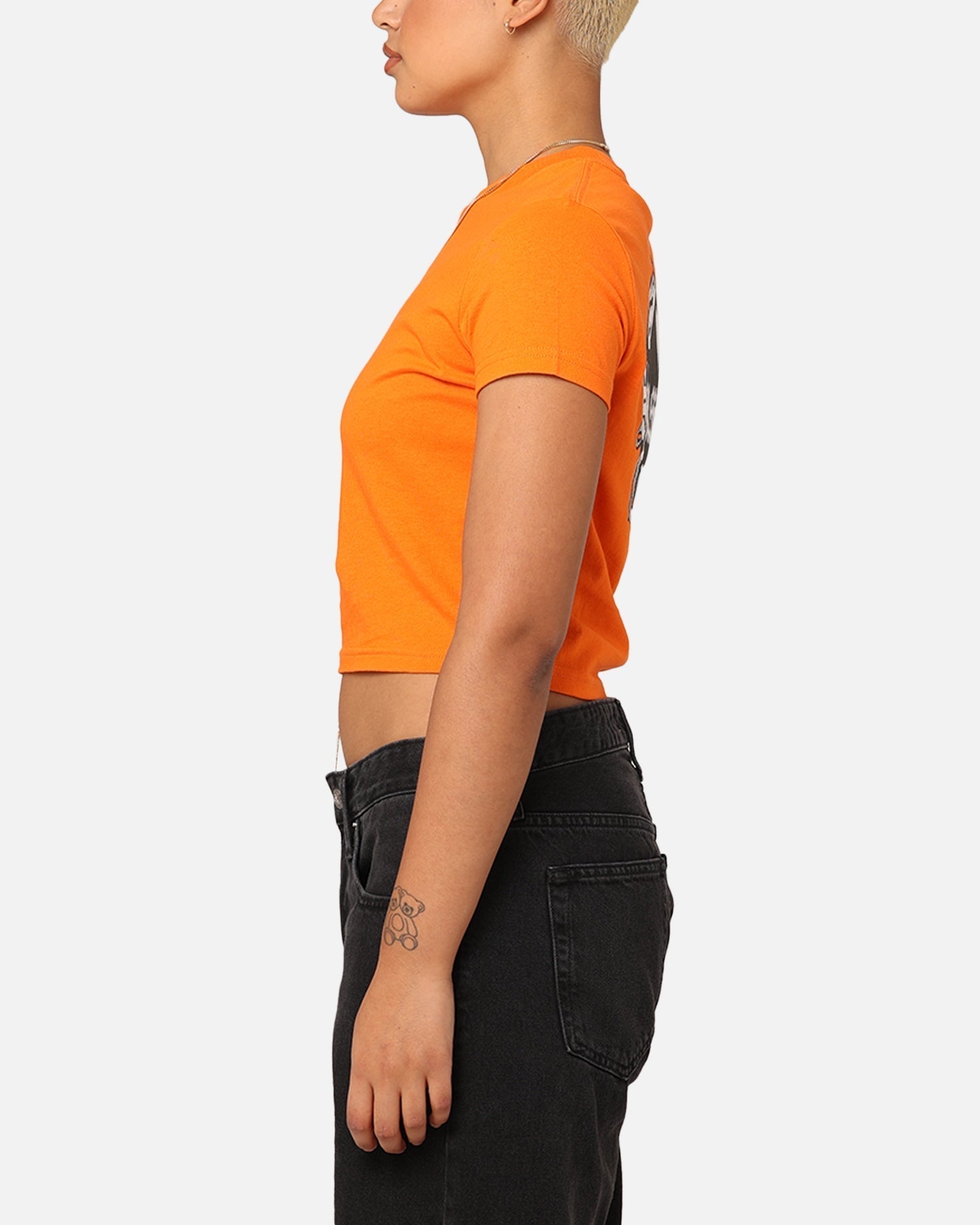 StÃ¼ssy Women's 8 Ball Corp Slim T-Shirt Coral