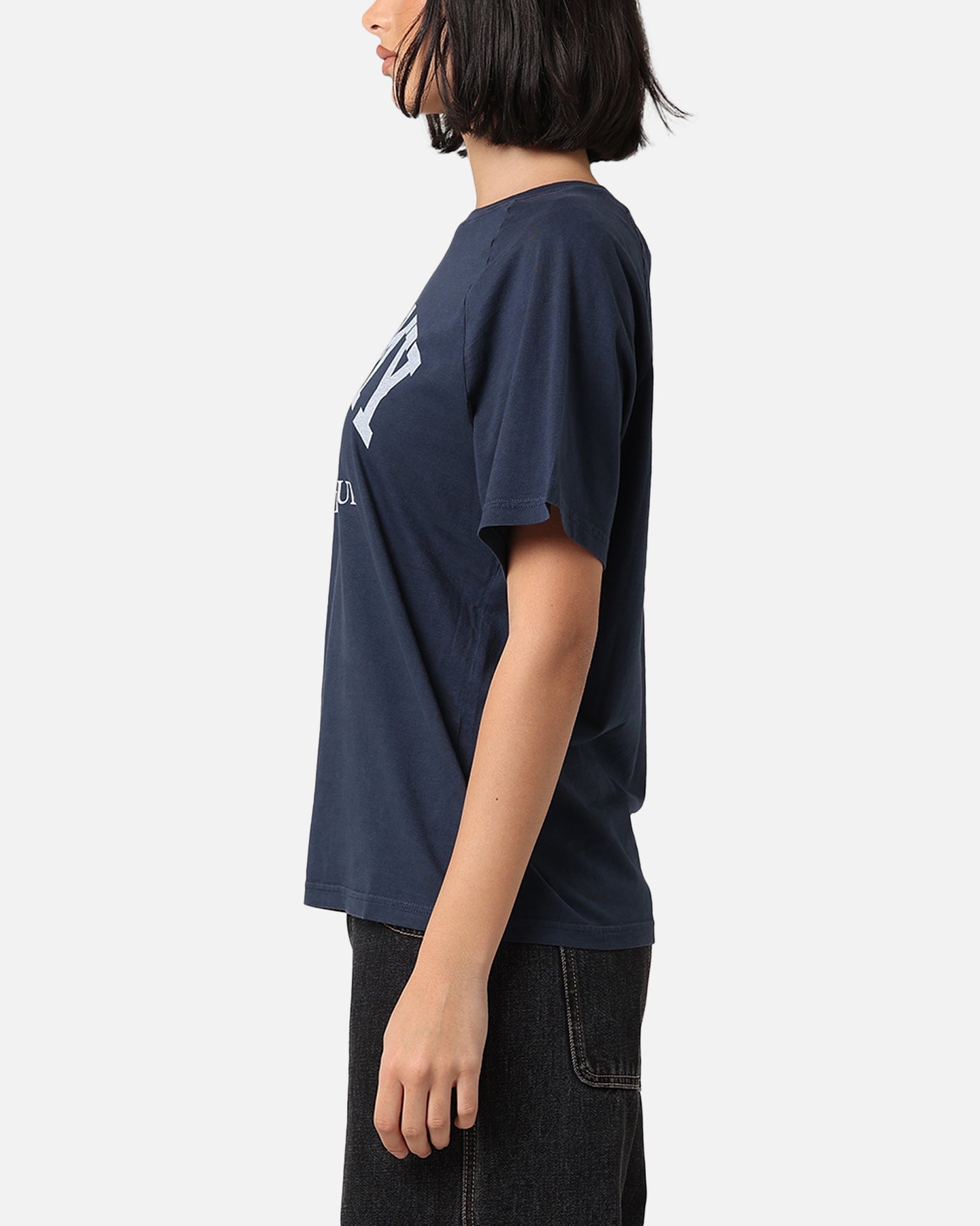 Tommy jeans femminile tjw rilassamento varsity sport t-shirt dark night navy