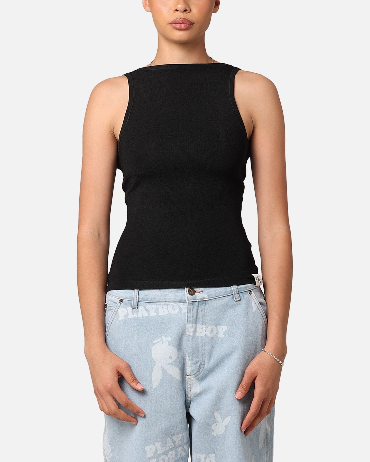 Calvin Klein Frauenarchivpullover Tank schwarz