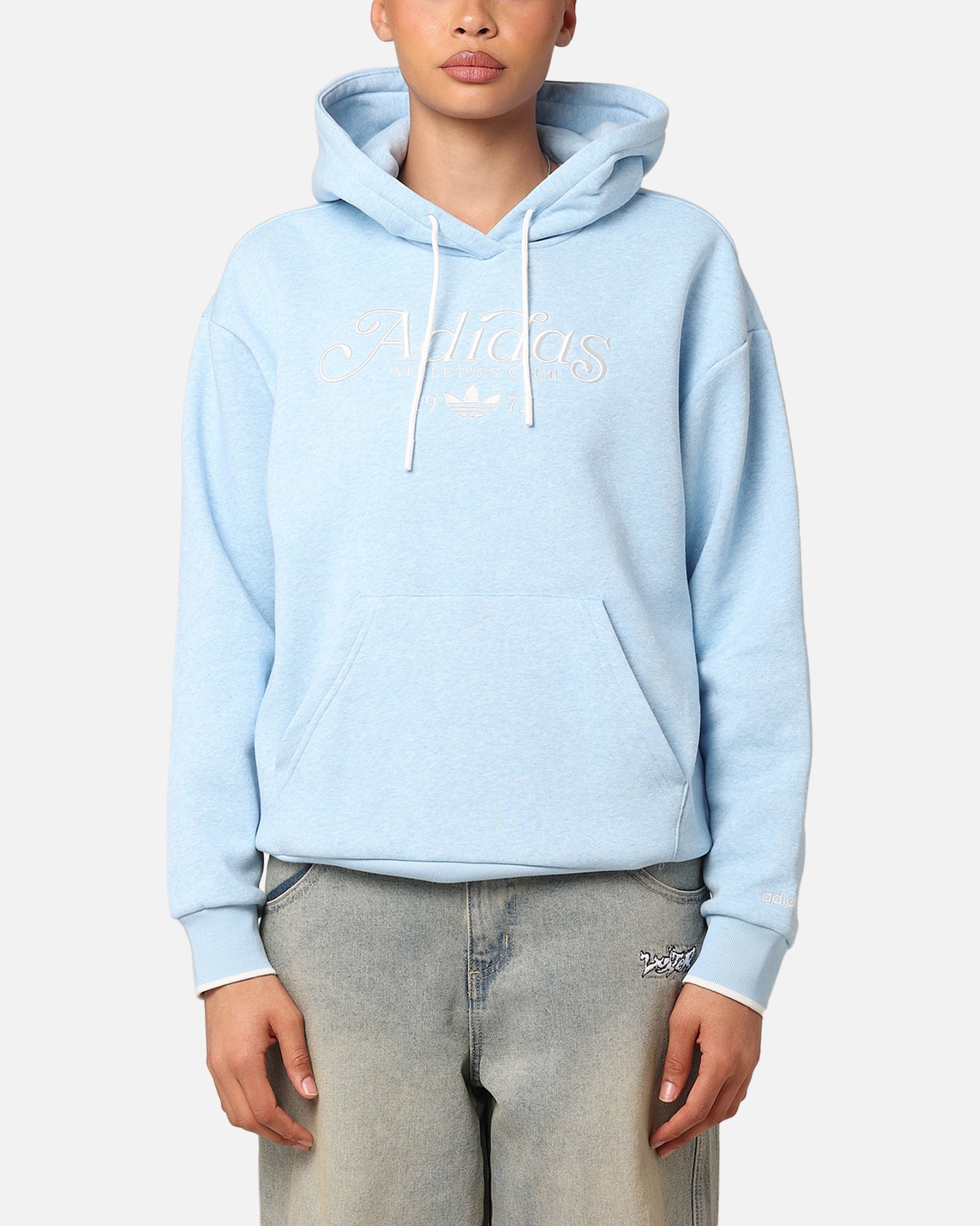 Adidas Women's Grafic Hoodie Clear Sky Mel