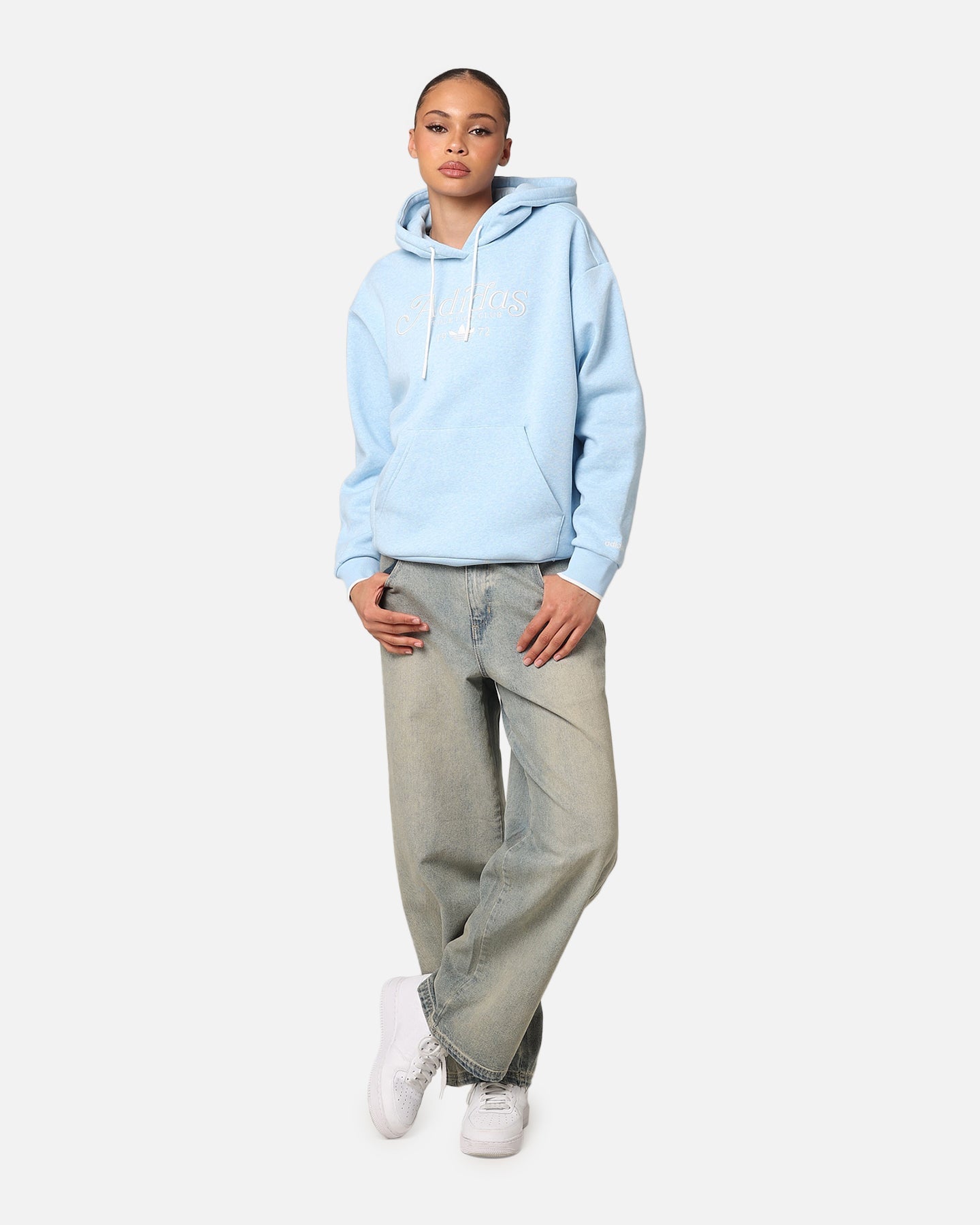 Adidas Fraen Grafik Hoodie lompy Sky Mel