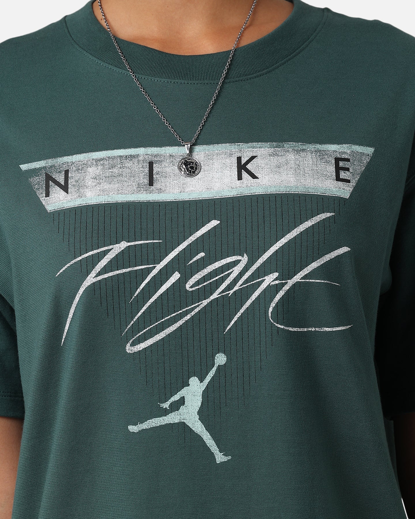 Jordan Women's Jordan Flight Heritage Graphic T-Shirt Oxidized Green