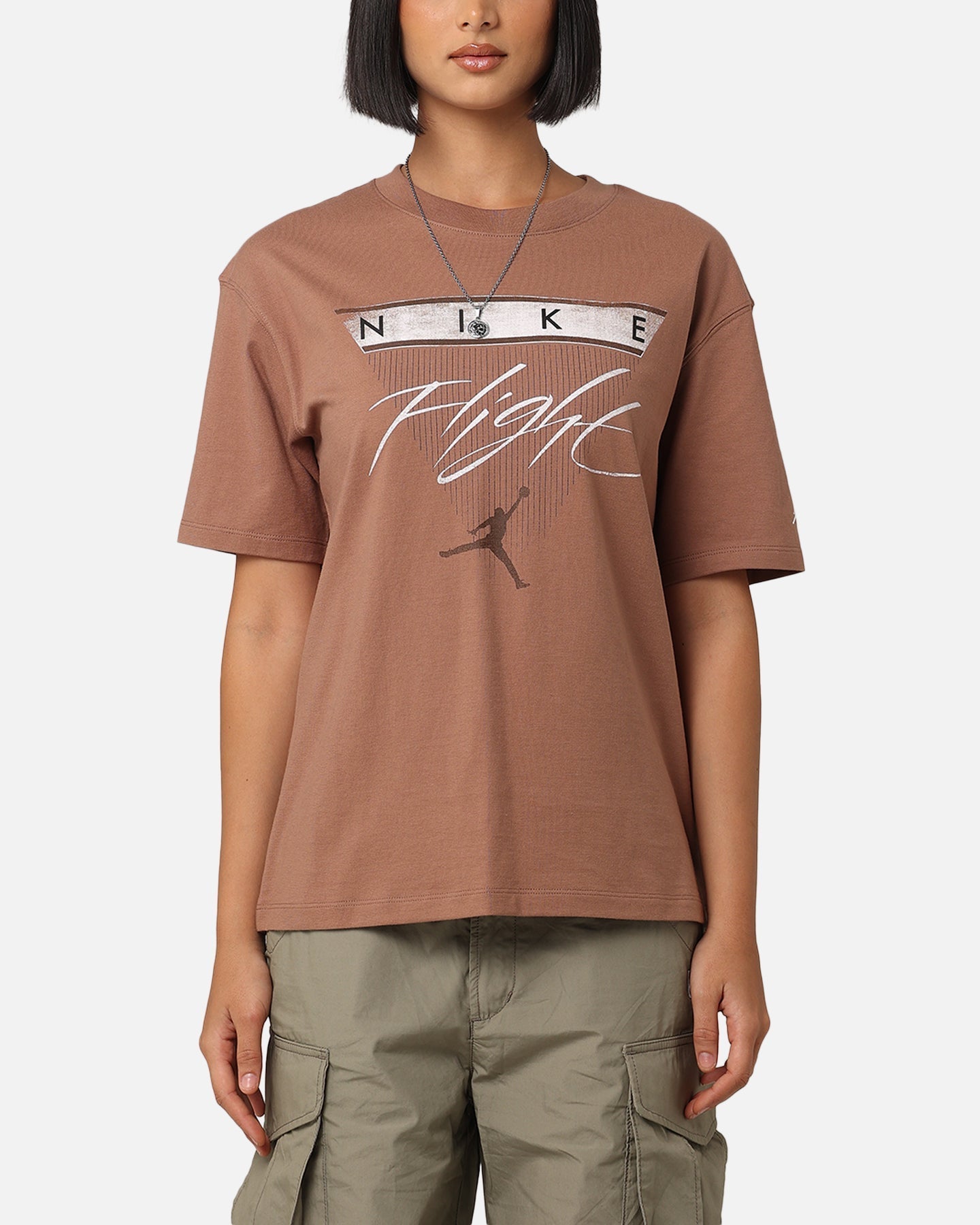 Jordan Women's Jordan Flight Heritage Graphic T-shirt Archaeo Brown