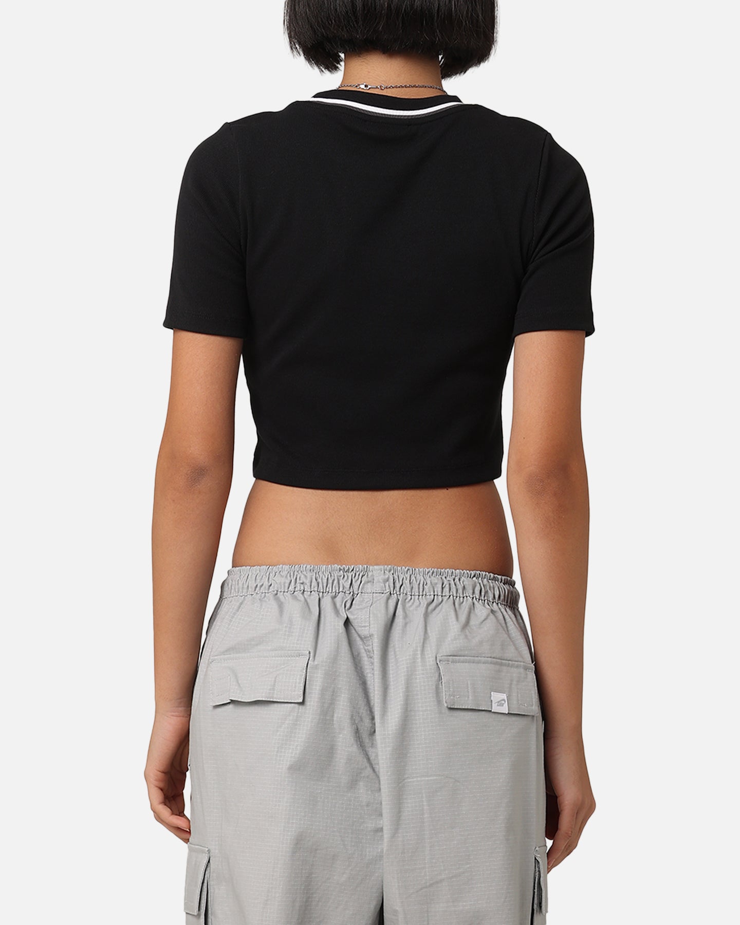 Jordan Women's Cropped Knit Top Black/White