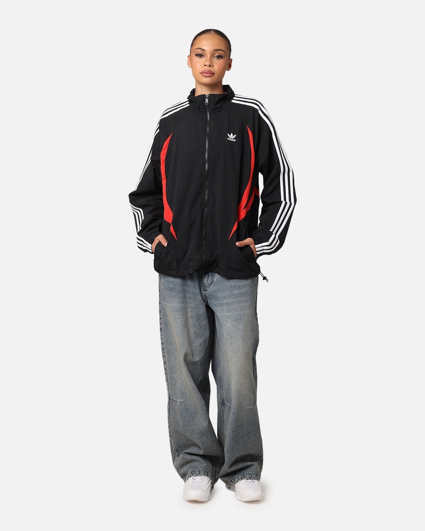 Adidas Archive Track Jacket Black/Better Scarlet