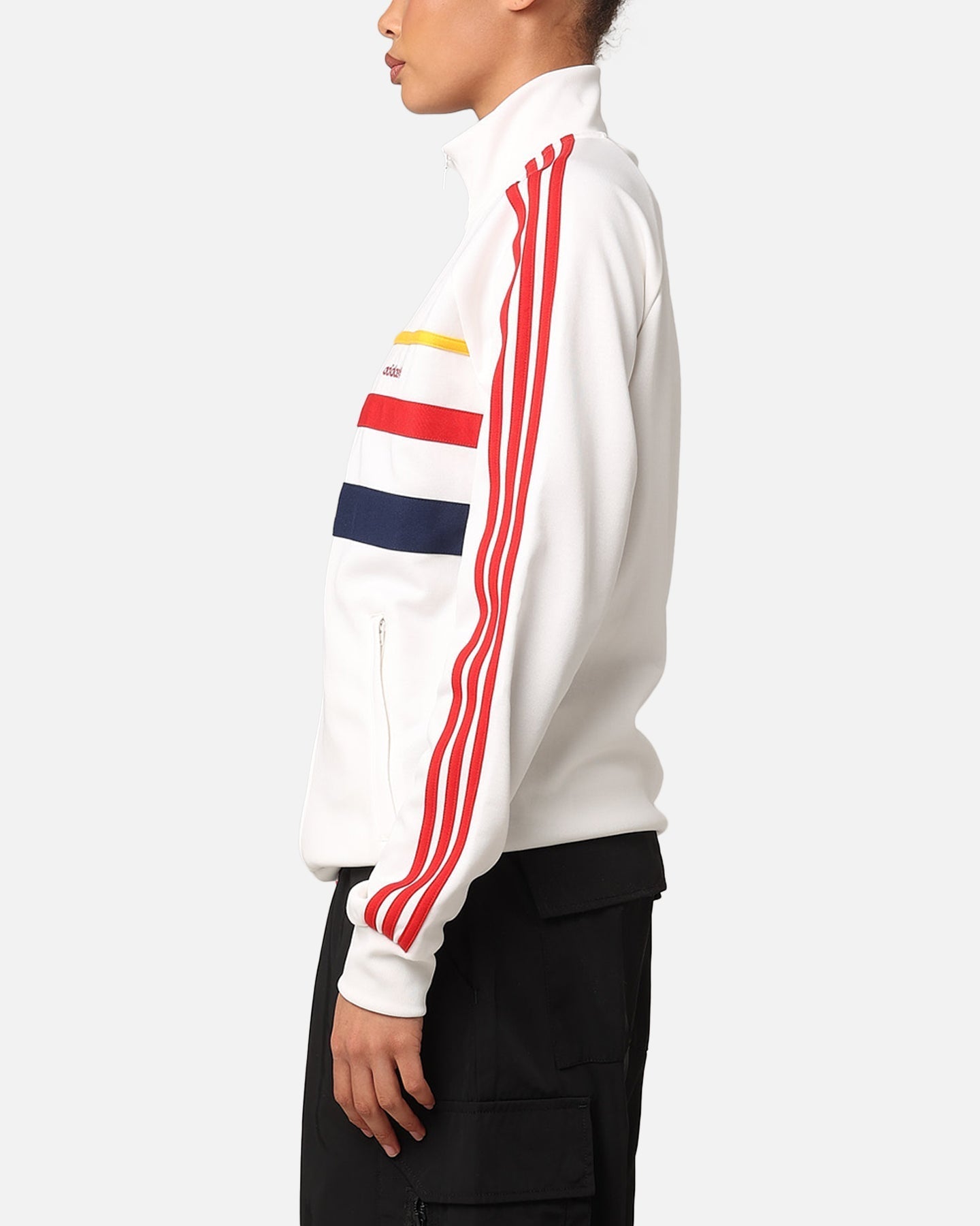 „Adidas First Track Jacket Cloud White“