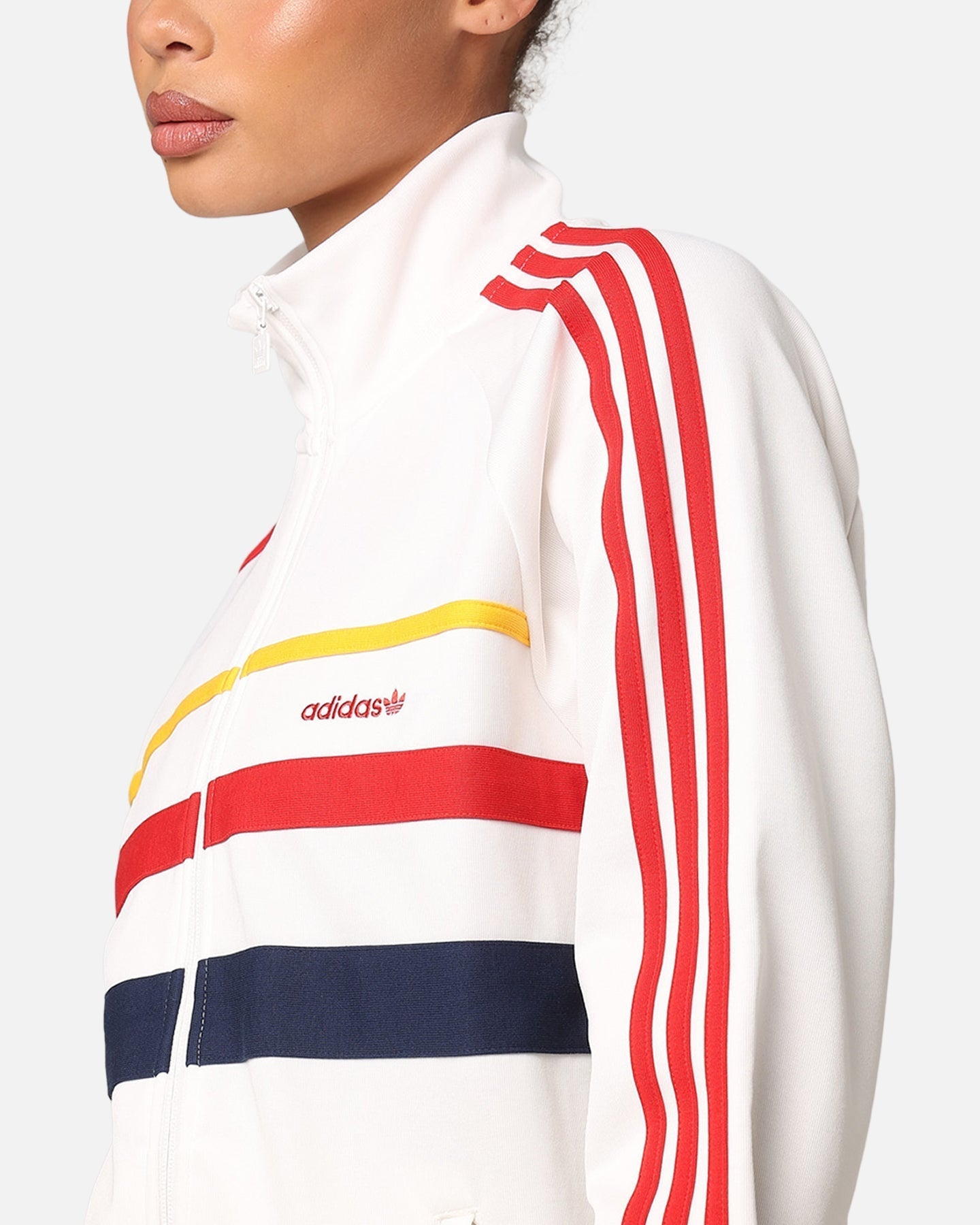 „Adidas First Track Jacket Cloud White“