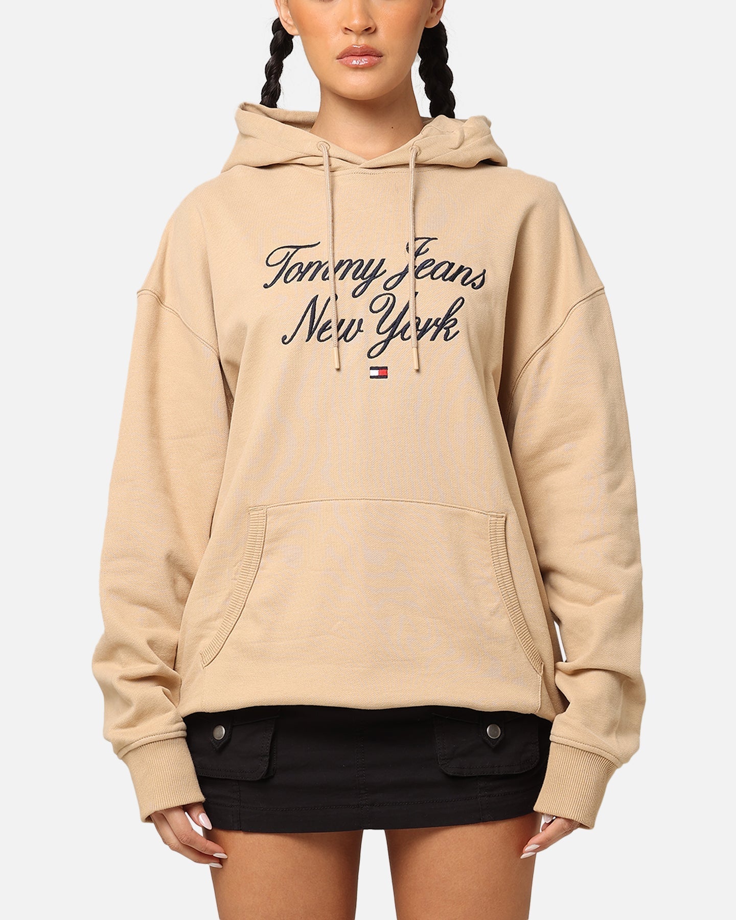 Tommy jeans tjm lussuoso serif rilassa con cappuccio