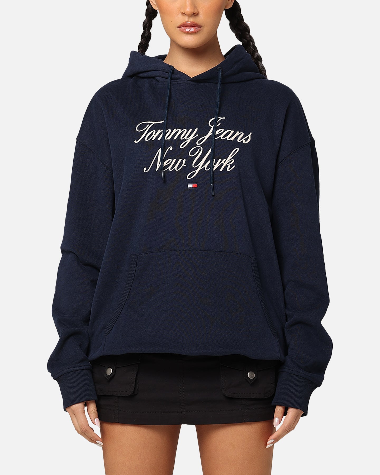 Tommy Jeans TJM Luxe Serif Relax Sweat à sweat nocturne Dark Night Navy