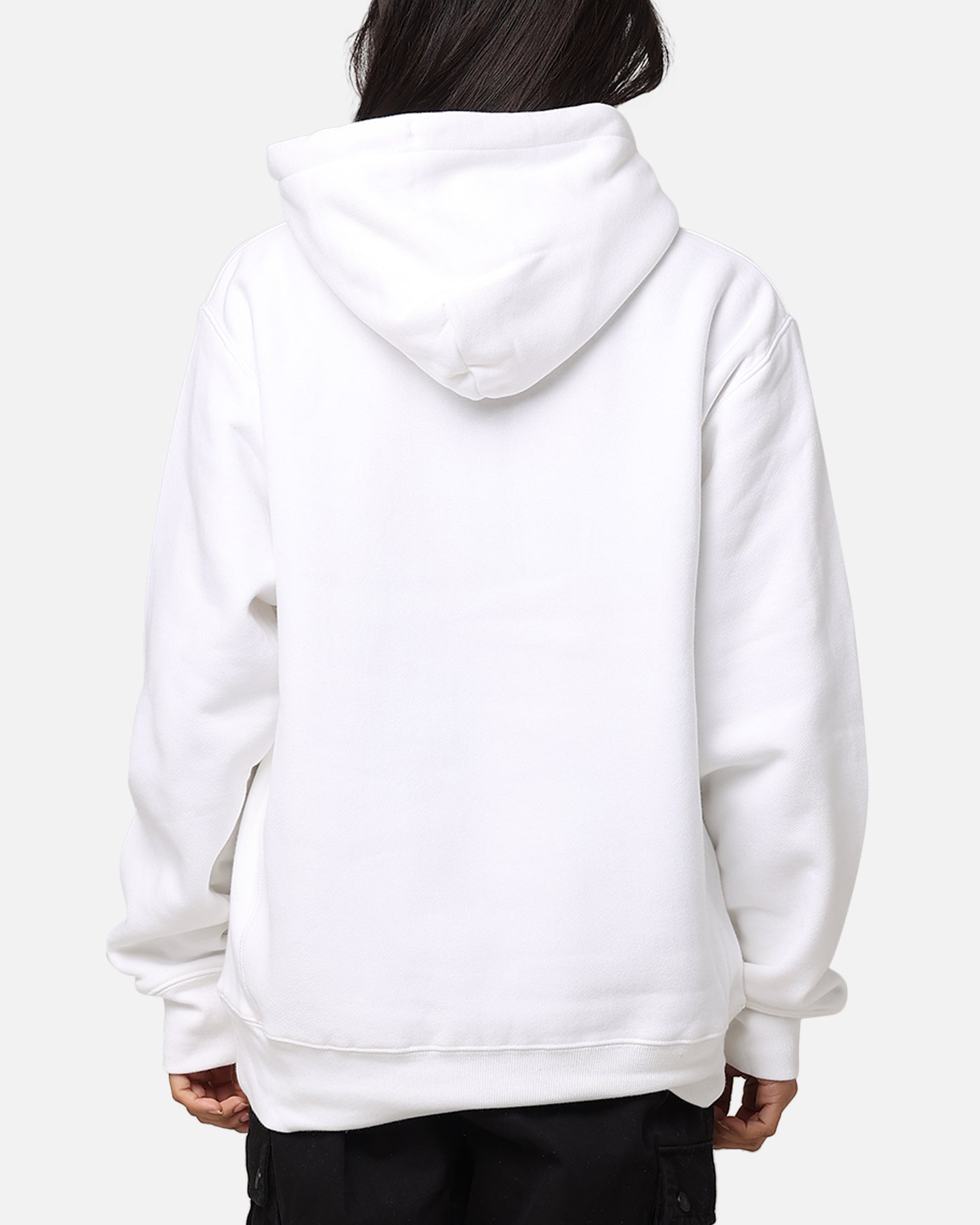 Champion ëmgedréint weich klengen c Hoodie wäiss