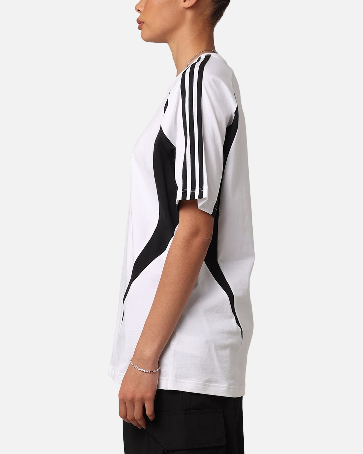 Tricou Adidas Arhive Alb/Negru