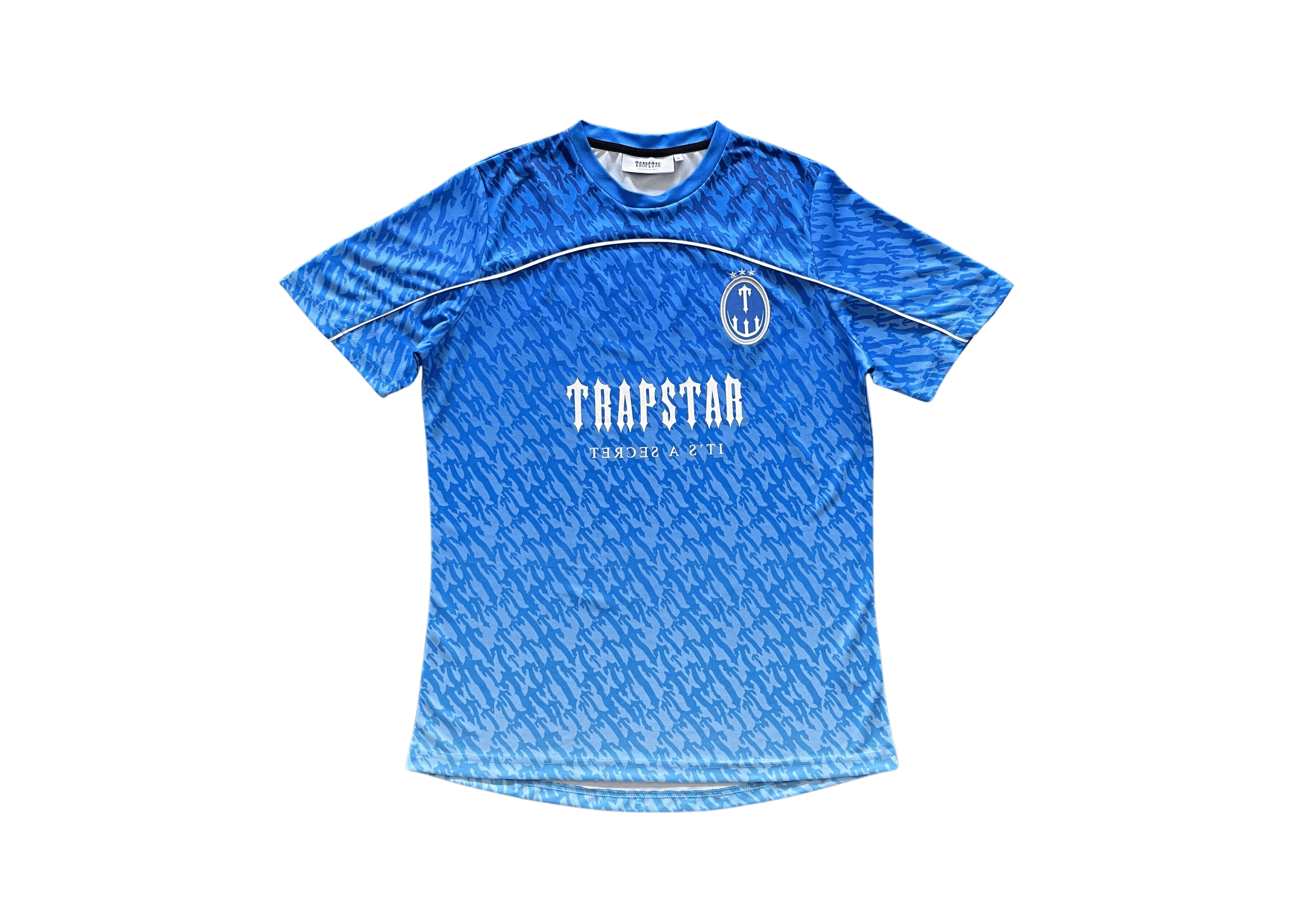 Up to 90 off - Trapstar Clothing Trapstar - Football Blue T-Shirt