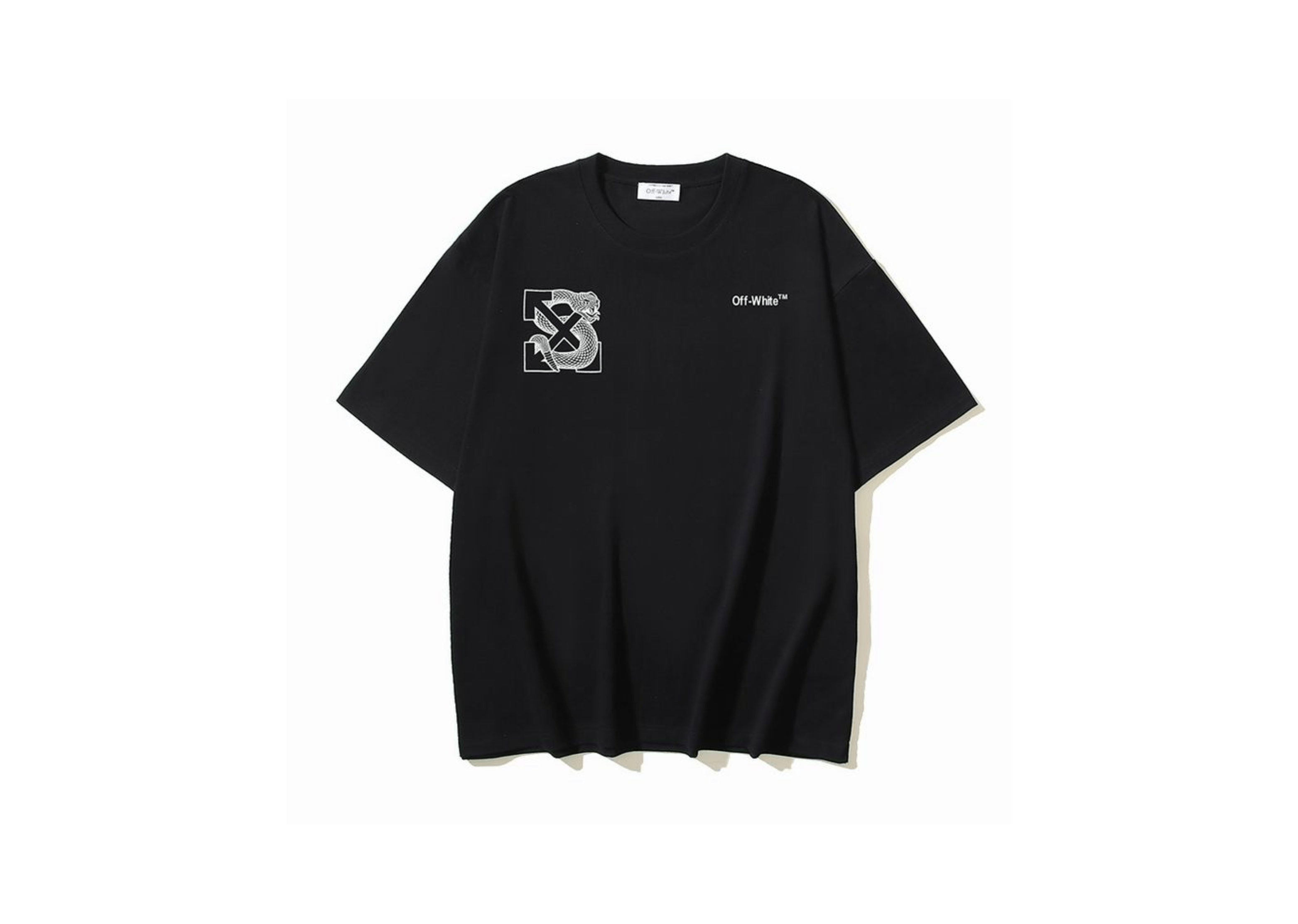 Up to 90 off - Off-White Clothing Off-White X Slb - Printed Arrow W/ Snake Black T-Shirt