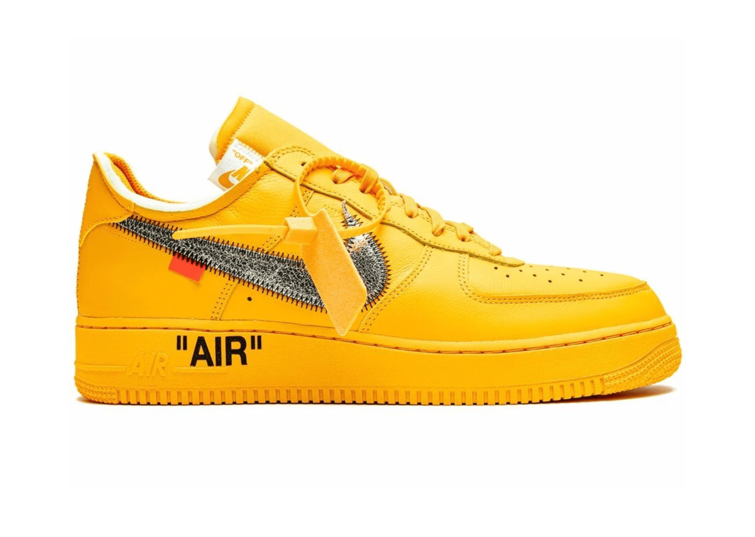 Up to 90 off - Off-White Sneakers Nike Air Force 1 X Off-White University Gold