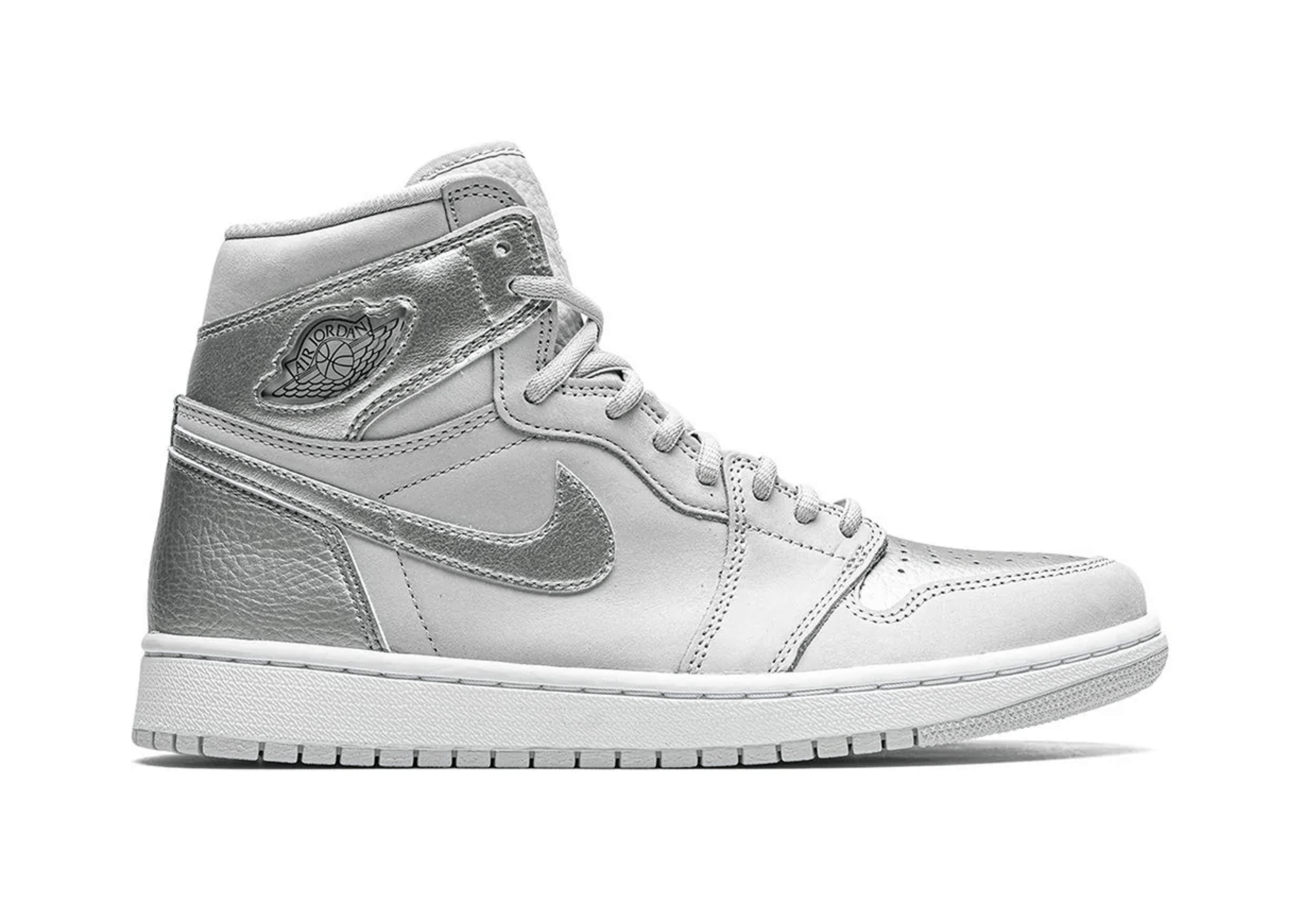 Up to 90 off - Nike Sneakers Jordan 1 High Metallic Silver