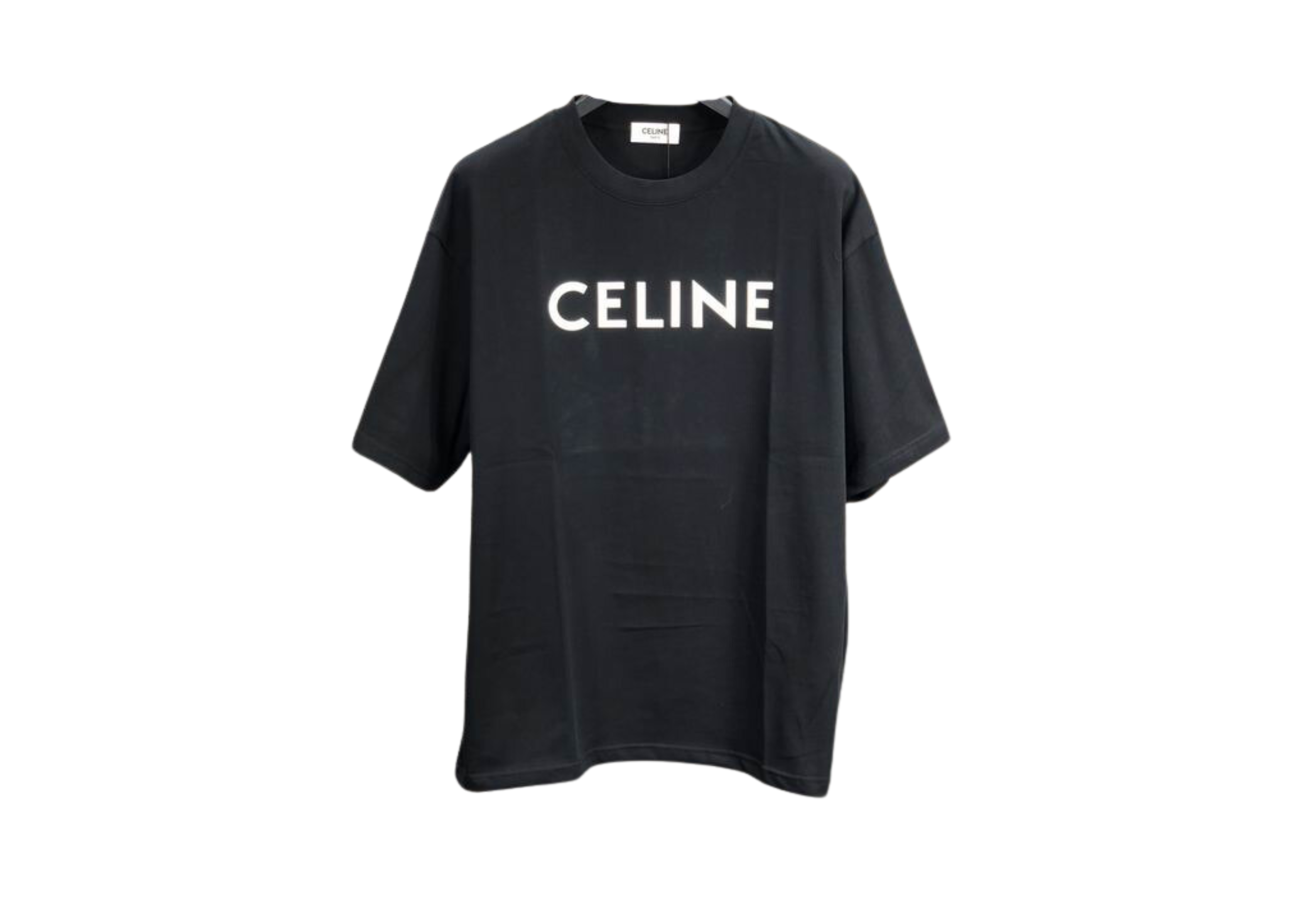 Celine - Tryckt svart/vit T -shirt