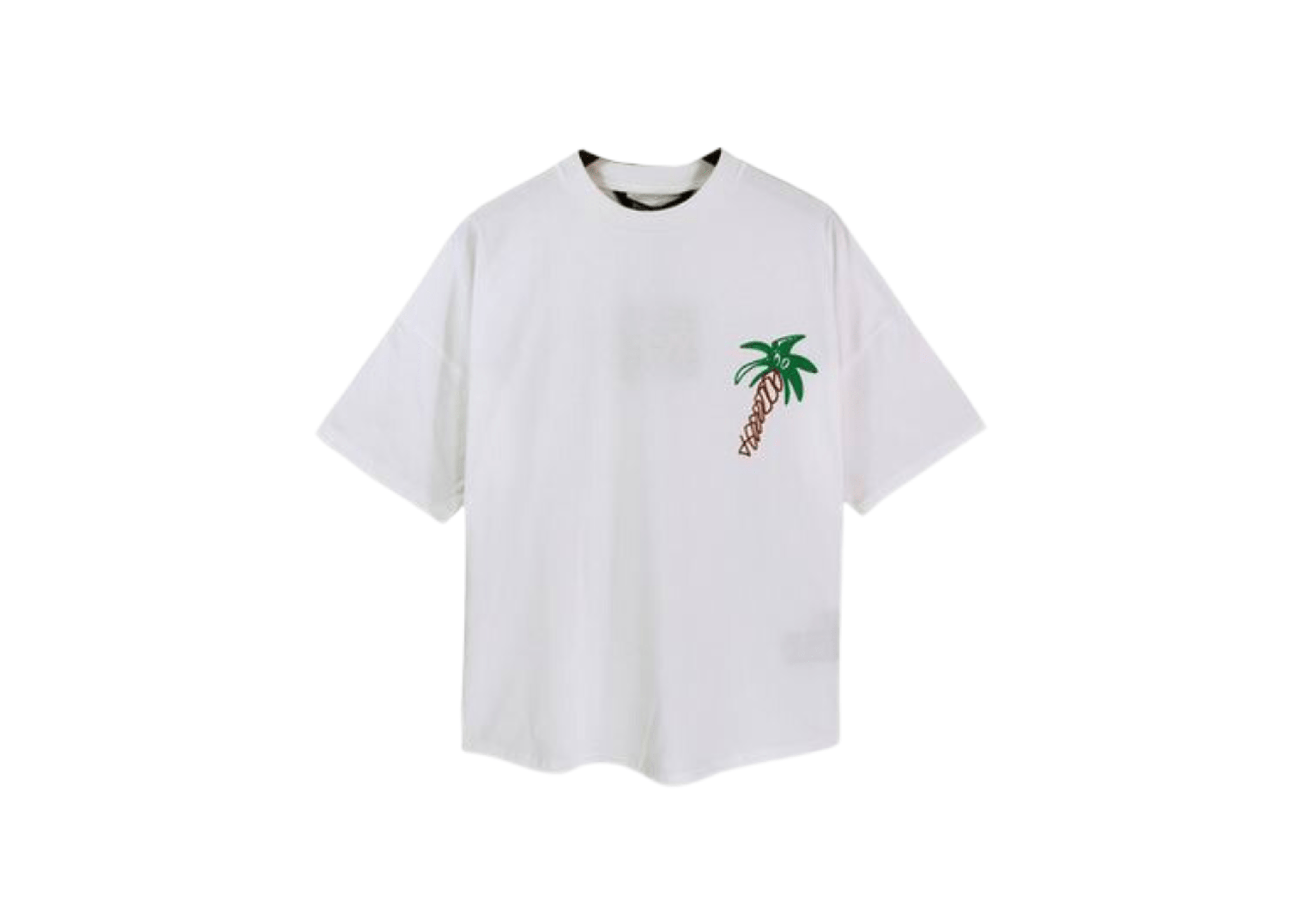 Up to 90 off - Palm Angels Clothing Palm Angels - Printed 'Palm Logo' White T-Shirt