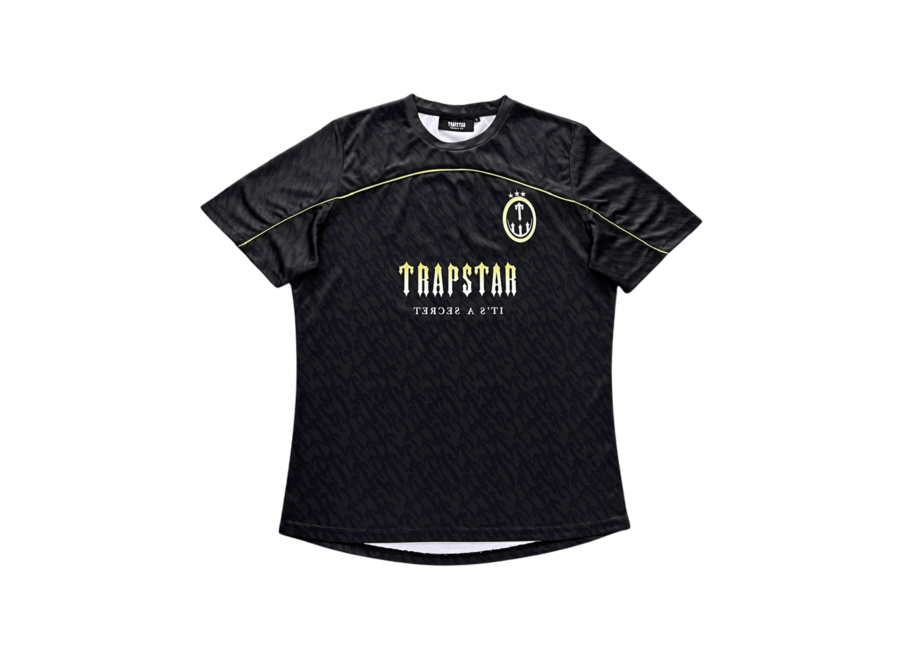 Up to 90 off - Trapstar Clothing Trapstar - Football Black/Lime T-Shirt