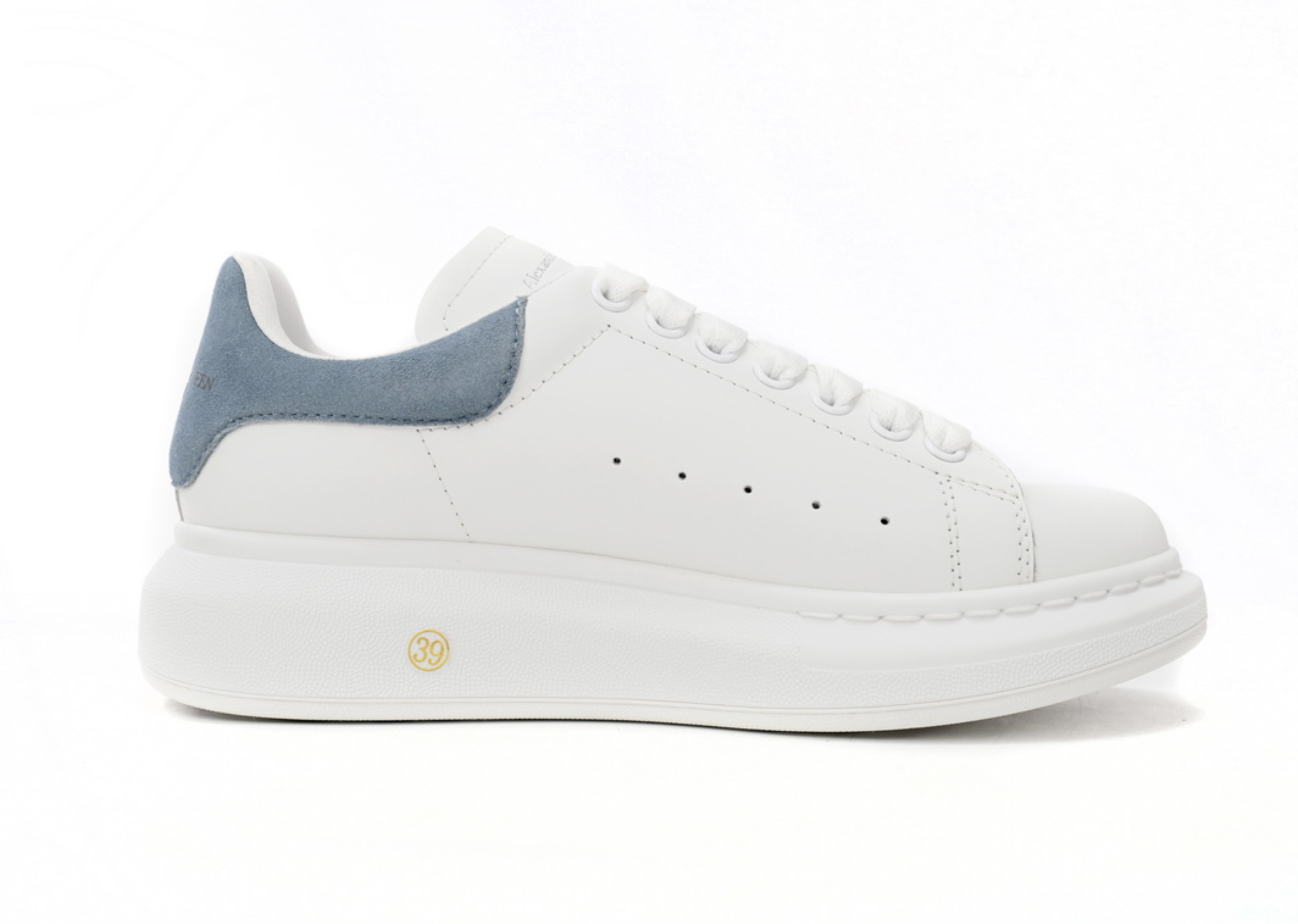 Alexander McQueen übergroßer Sneaker Dunstblau