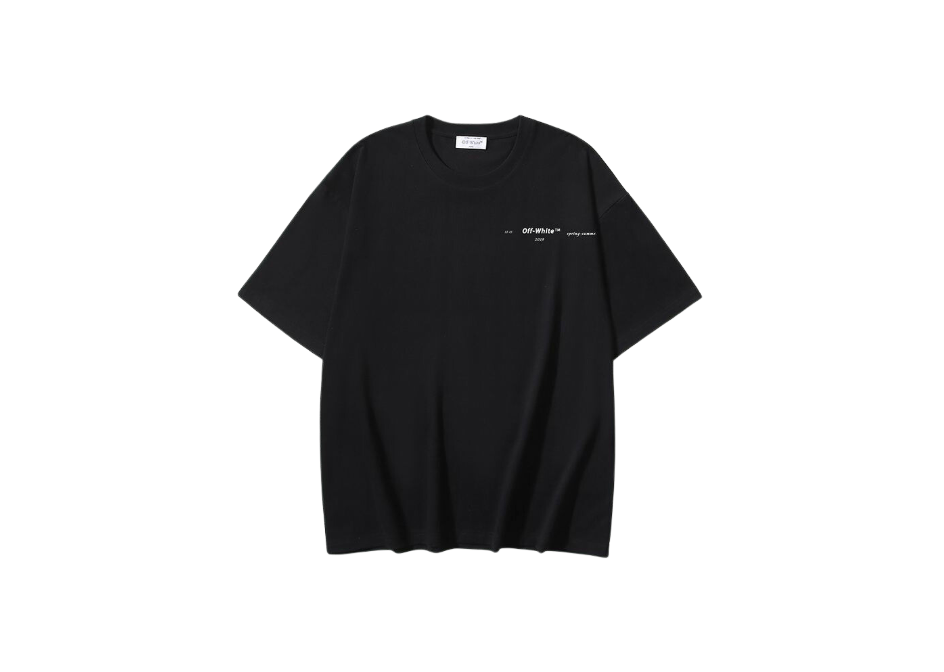 Up to 90 off - Off-White Clothing Off-White - Printed Art Paint Black T-Shirt