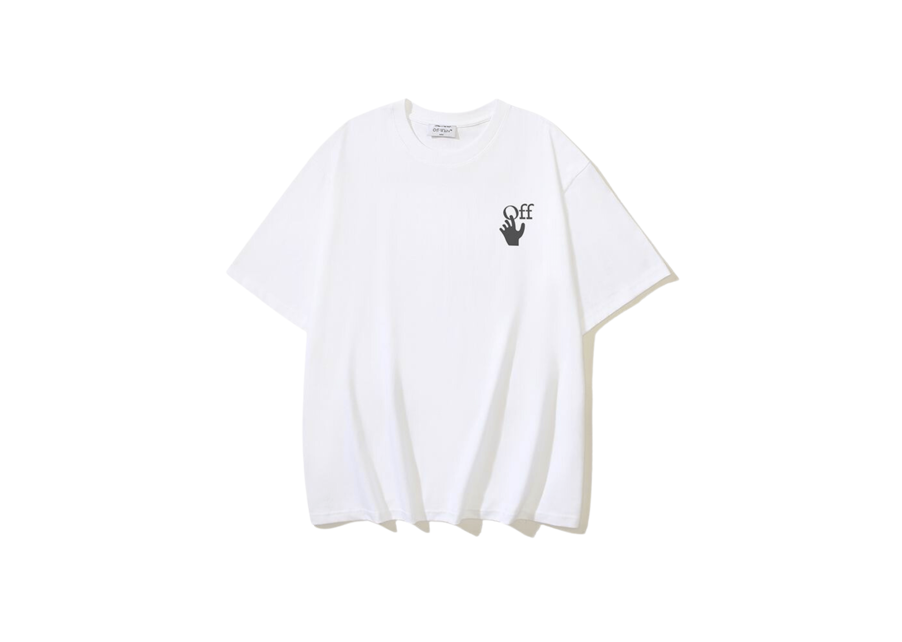 Up to 90 off - Off-White Clothing Off-White - Printed Black 'Circles' Logo White T-Shirt