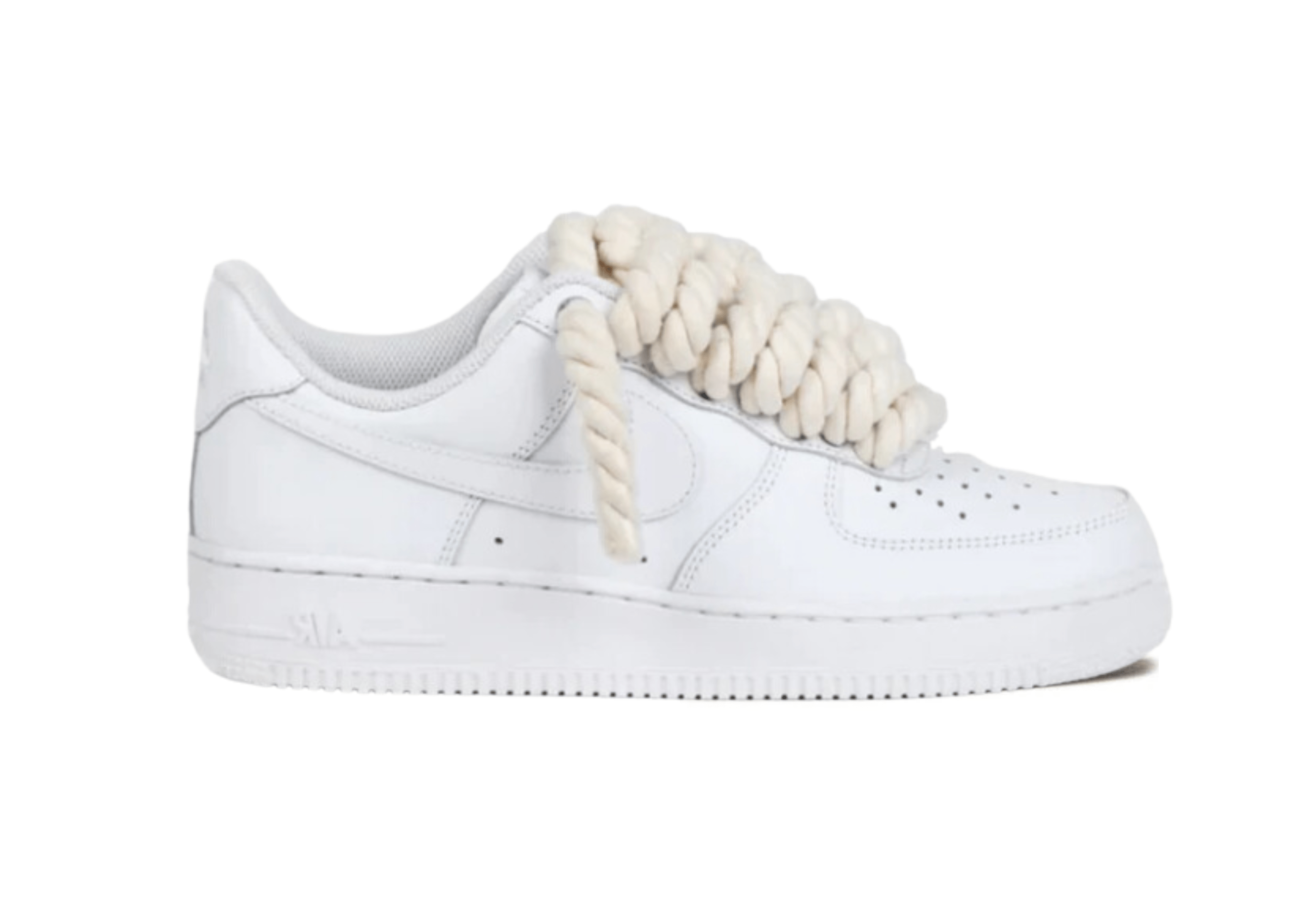 Up to 90 off - Nike Sneakers Nike Air Force 1 Low 07 White Laced Ropes