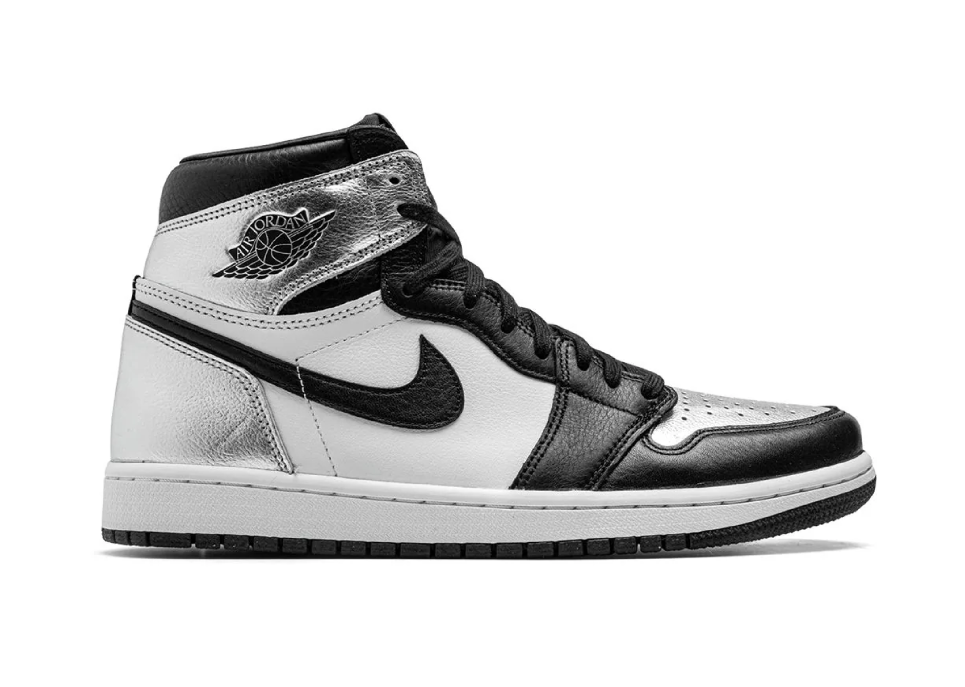 Jordan 1 orteil en argent élevé