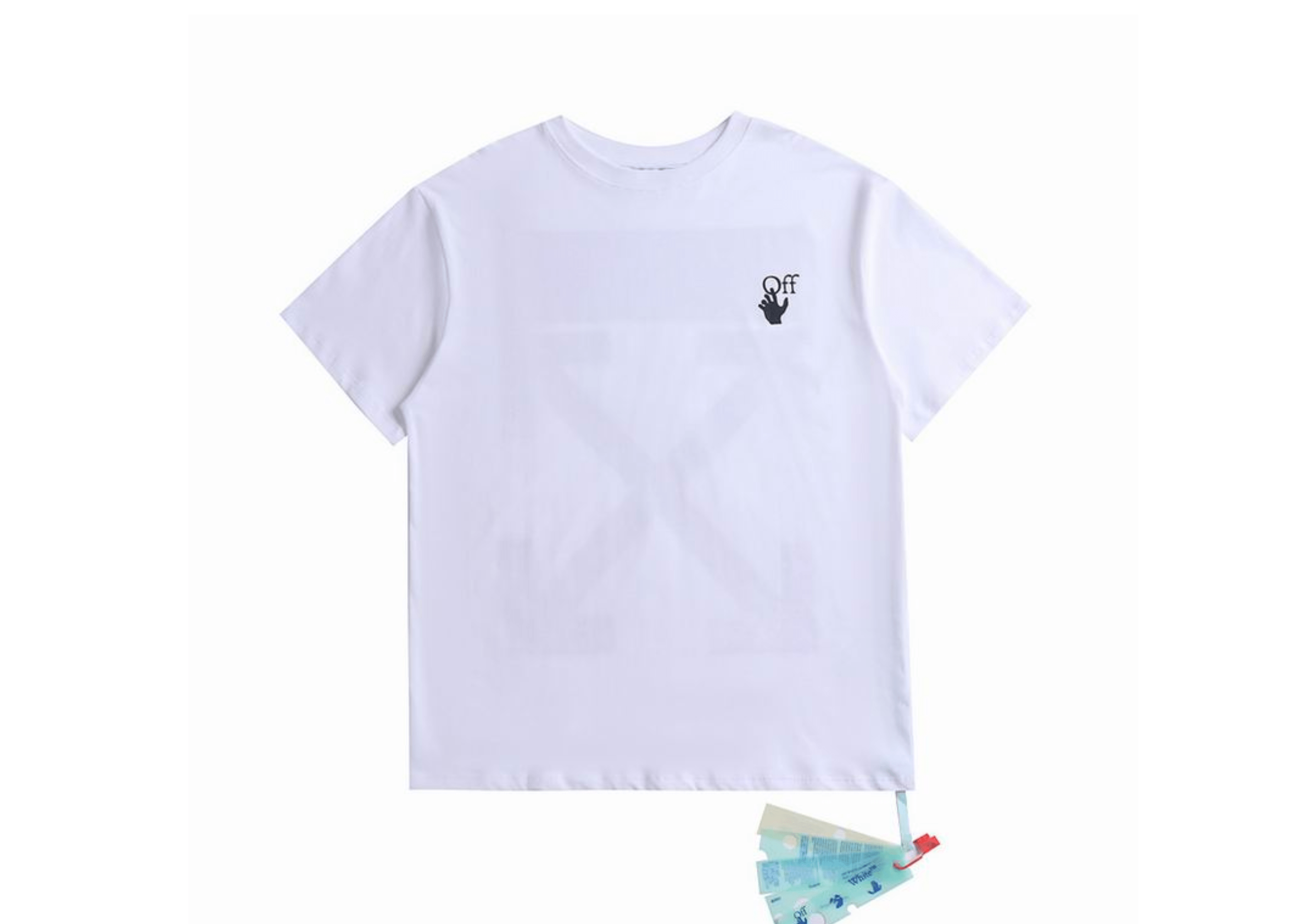 Up to 90 off - Off-White Clothing Off-White - Printed Faded Logo White T-Shirt