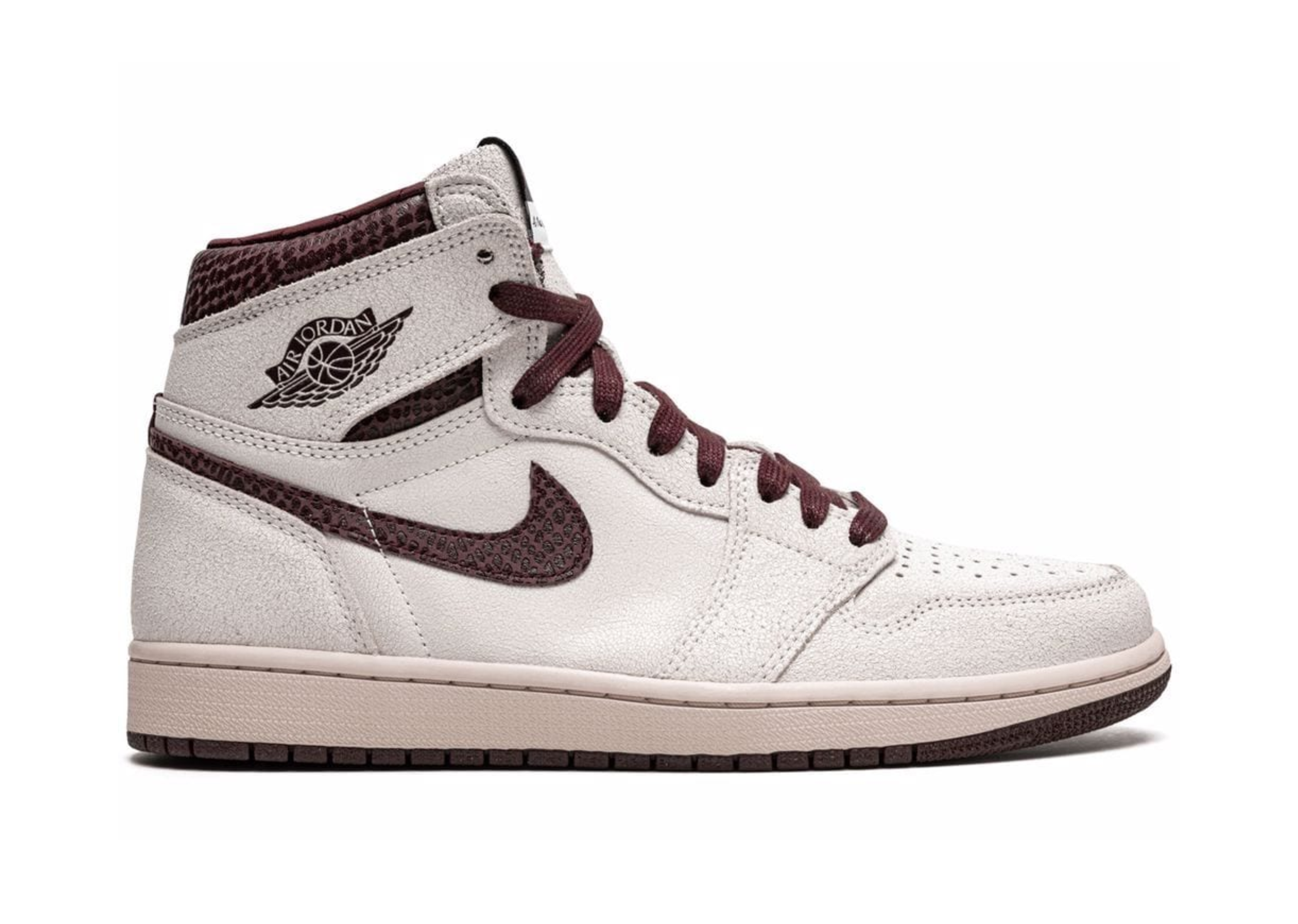 Jordan 1 vysoký x a ma maniére burgundský drv