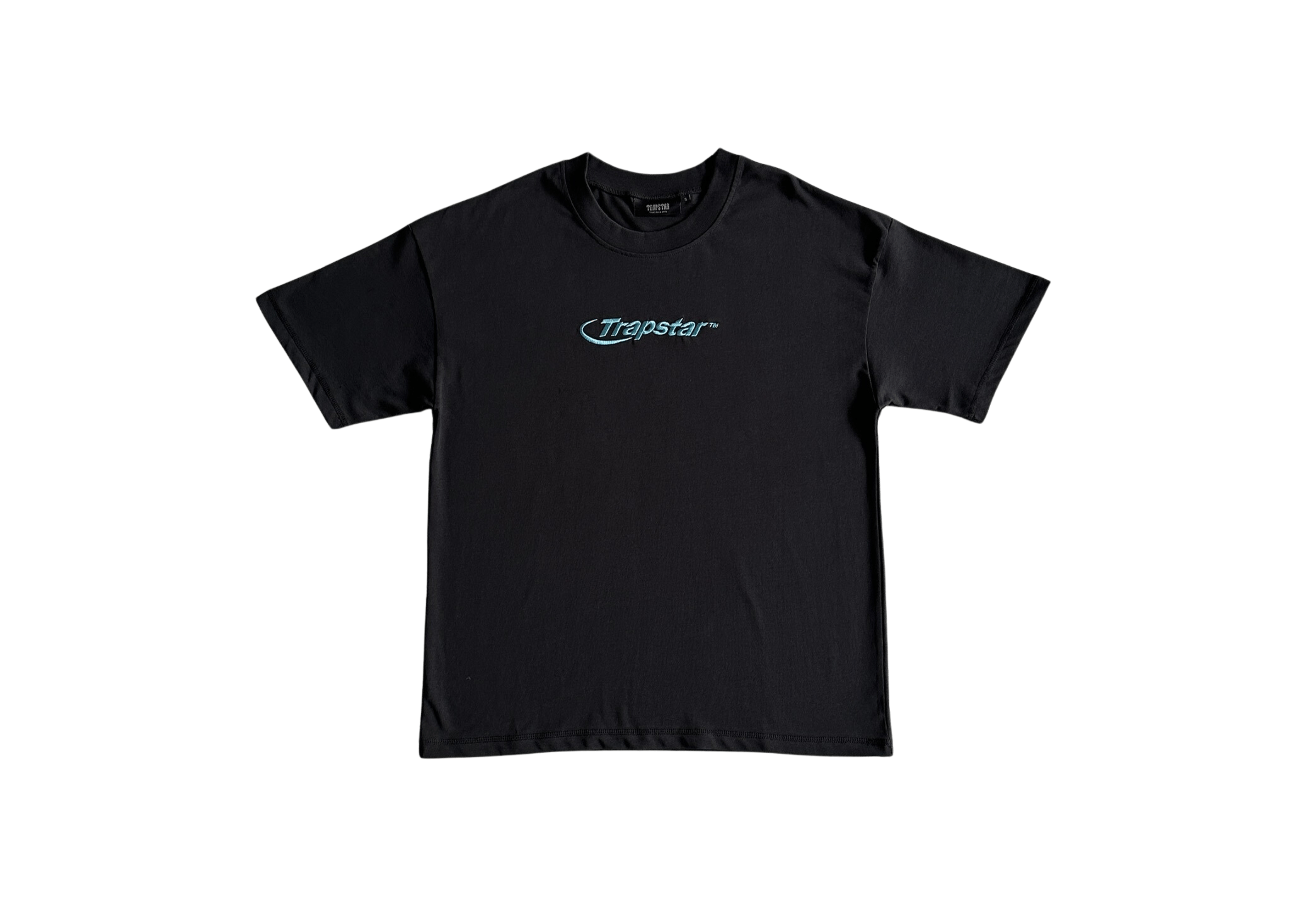 Up to 90 off - Trapstar Clothing Trapstar - Hyperdrive Embroidered Black/Turquoise T-Shirt