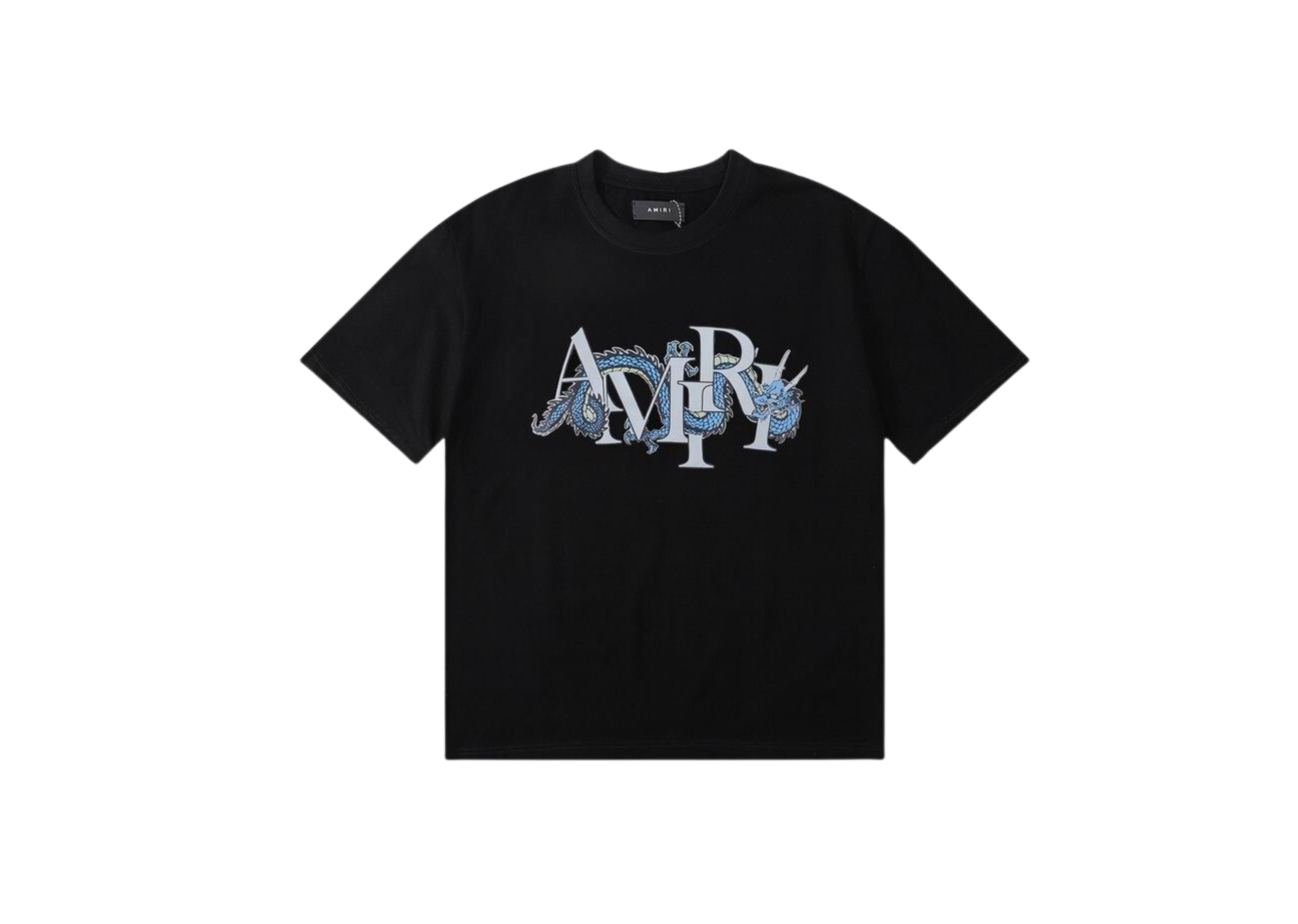 Amiri - gedrucktes Dragon Logo Black T -Shirt