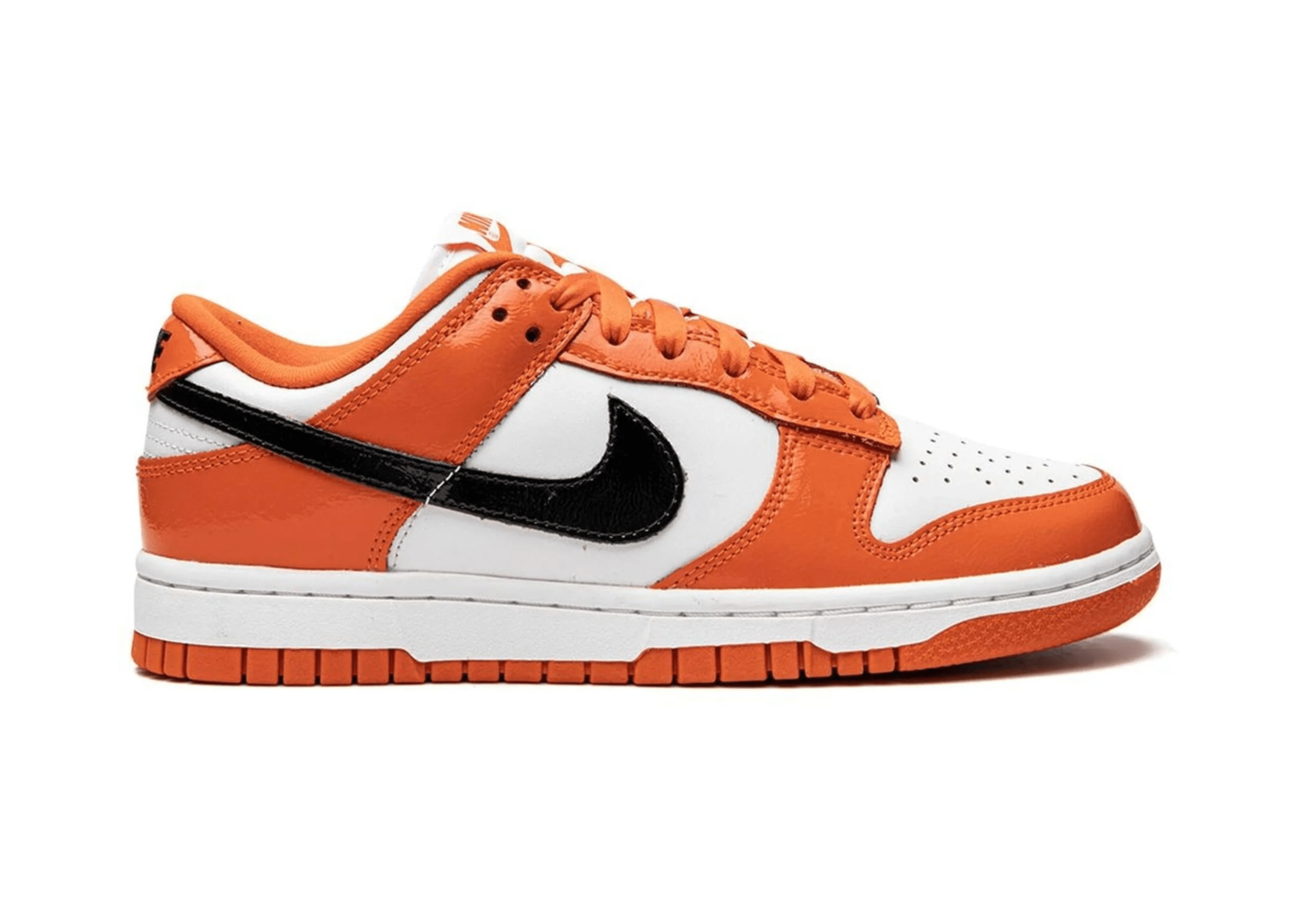 Up to 90 off - Nike Sneakers Nike Dunk Low Orange & Black Patent Leather