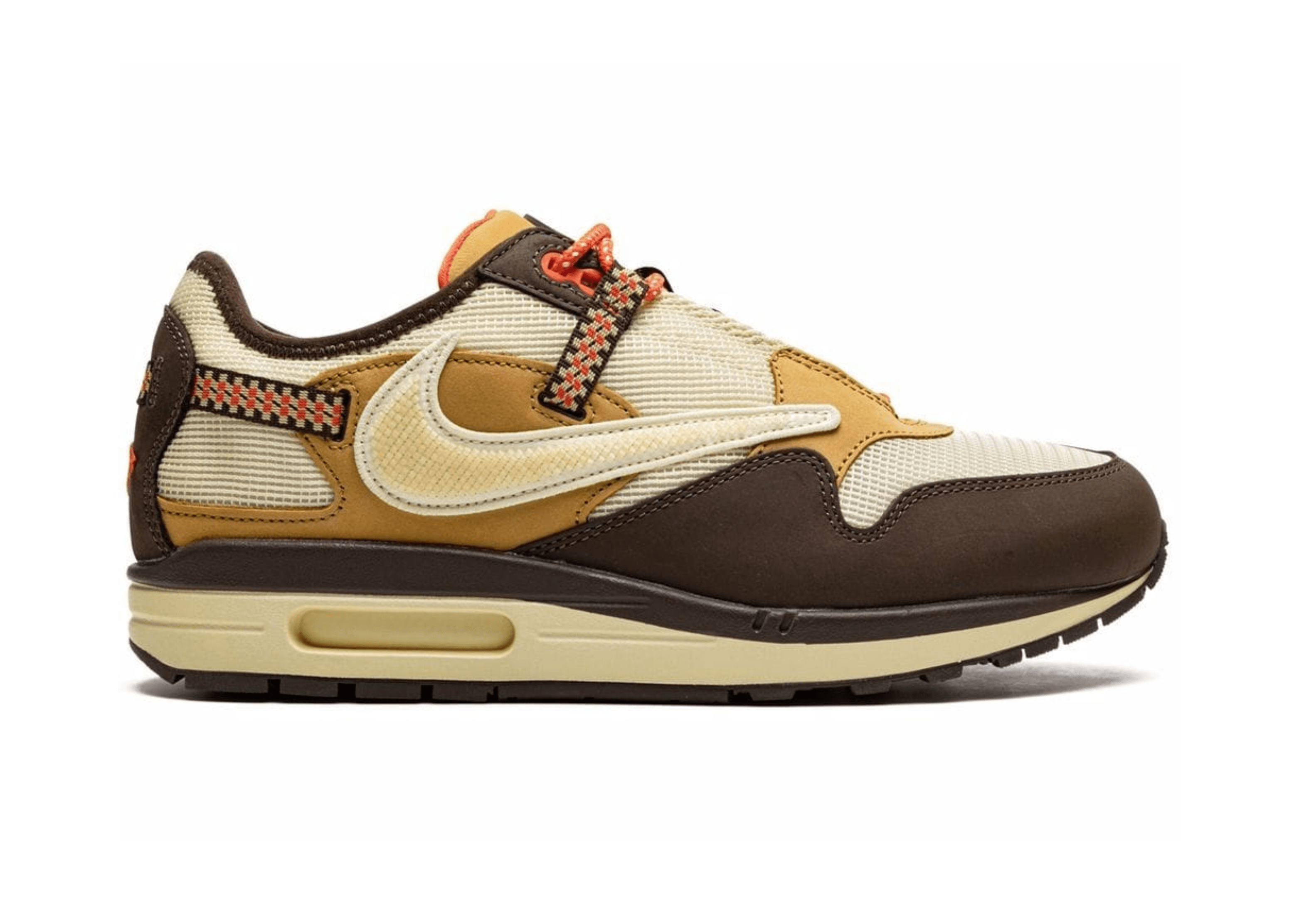 Up to 90 off - Nike Sneakers Nike Air Max 1 X Travis Scott Baroque Brown