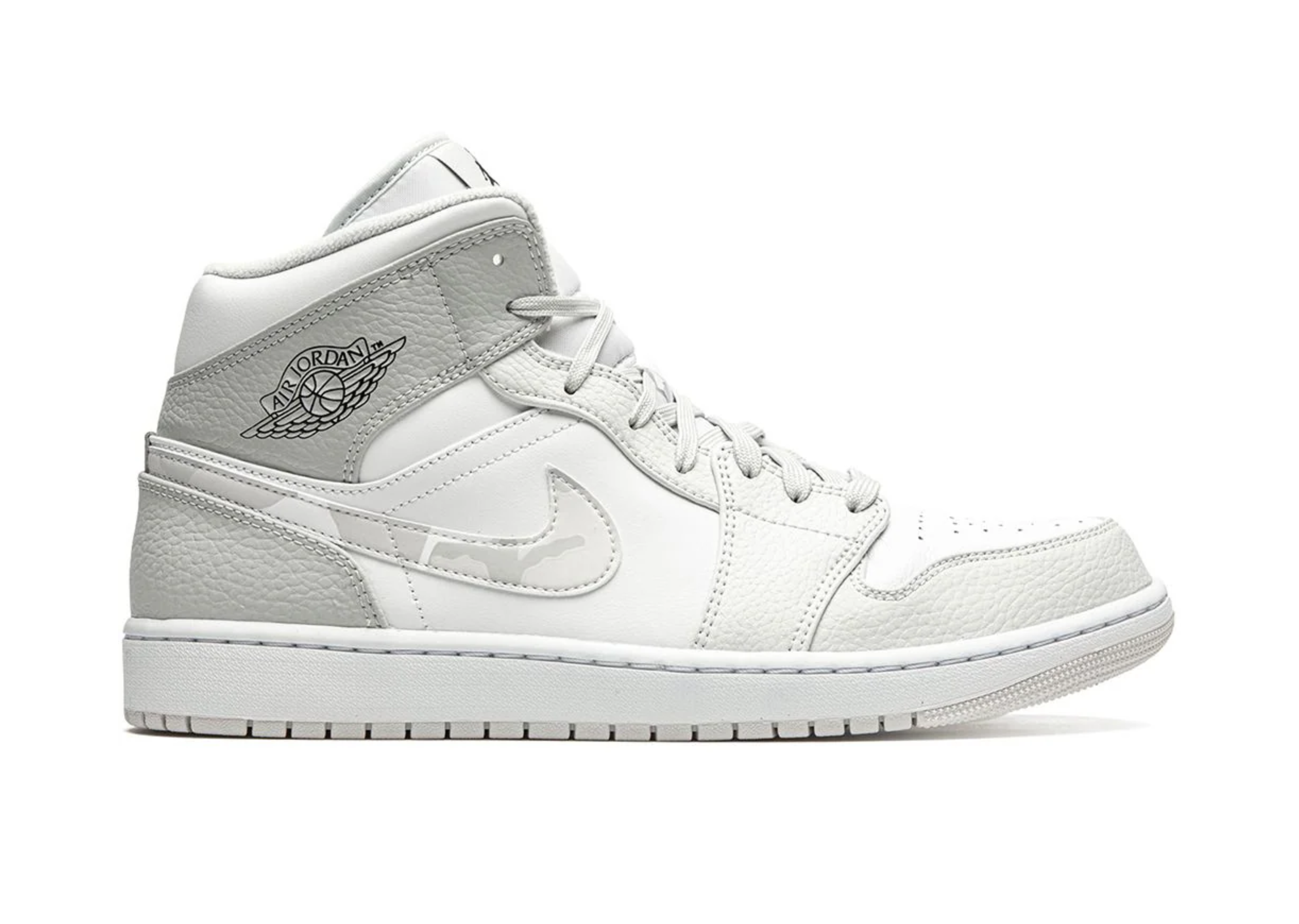 „Air Jordan 1 Mid White Grey Camo“