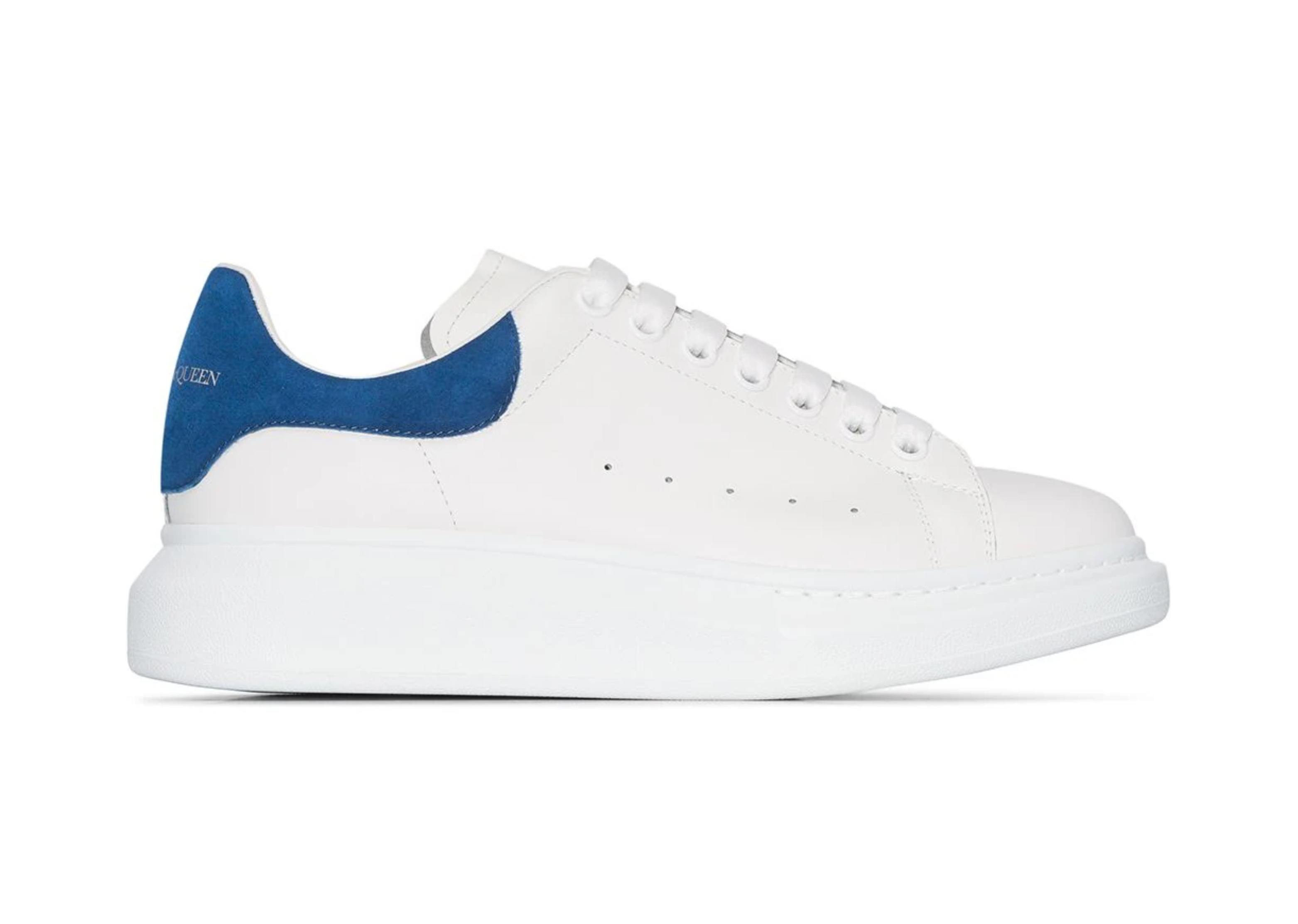 Alexander McQueen överdimensionerad sneaker Paris Blue