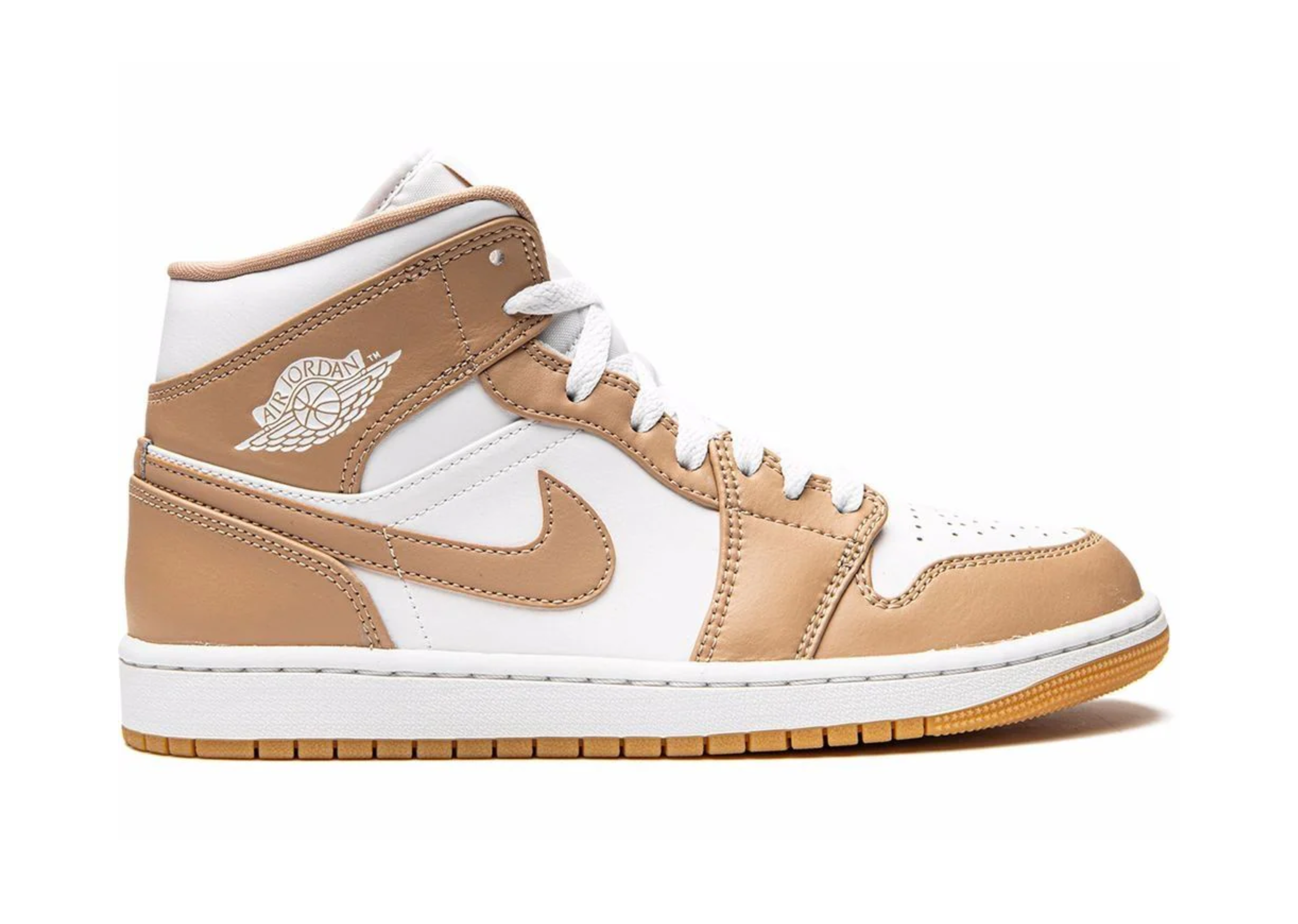 Air Jordan 1 Mid Tan Gum