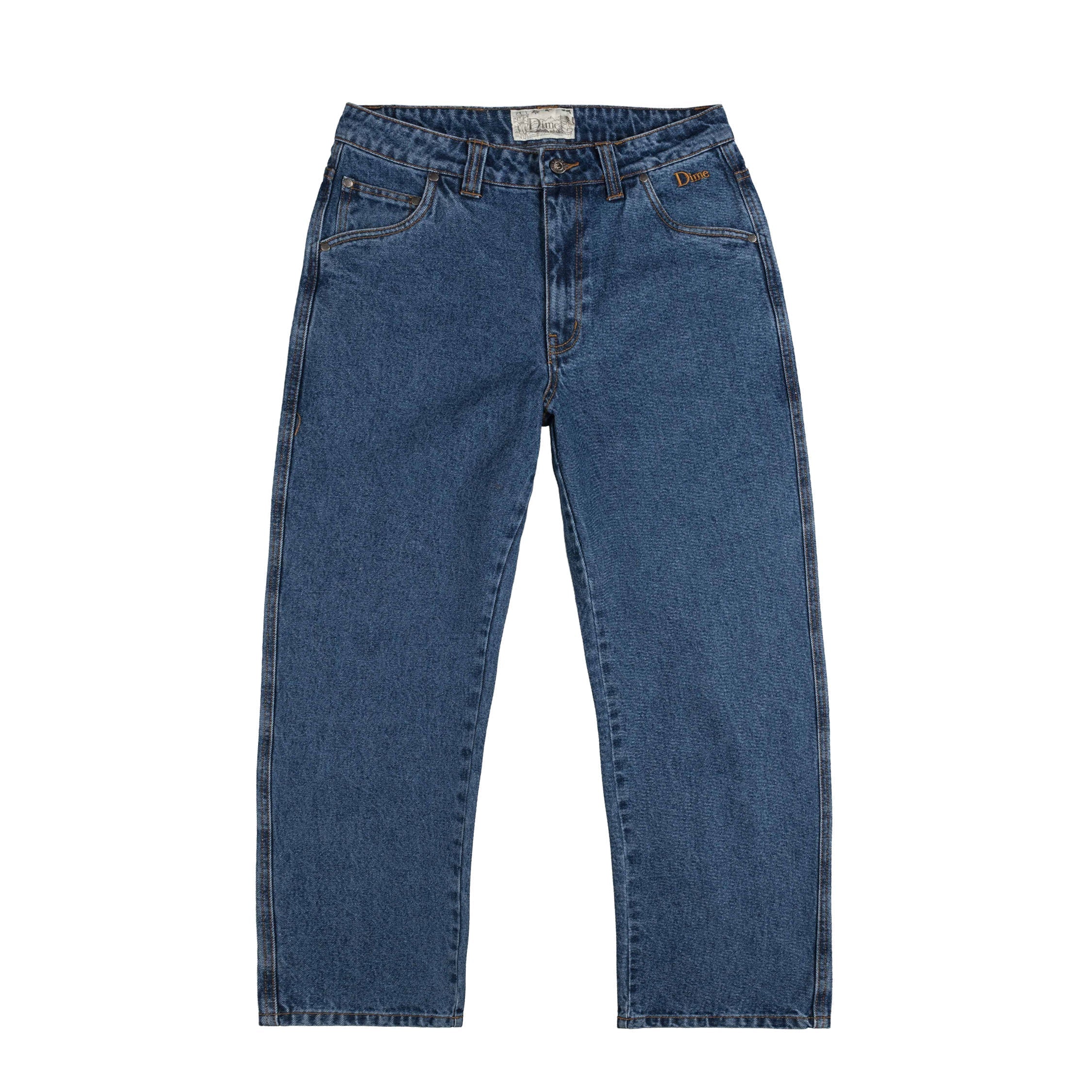 Dime Classic avslappnade denimbyxor