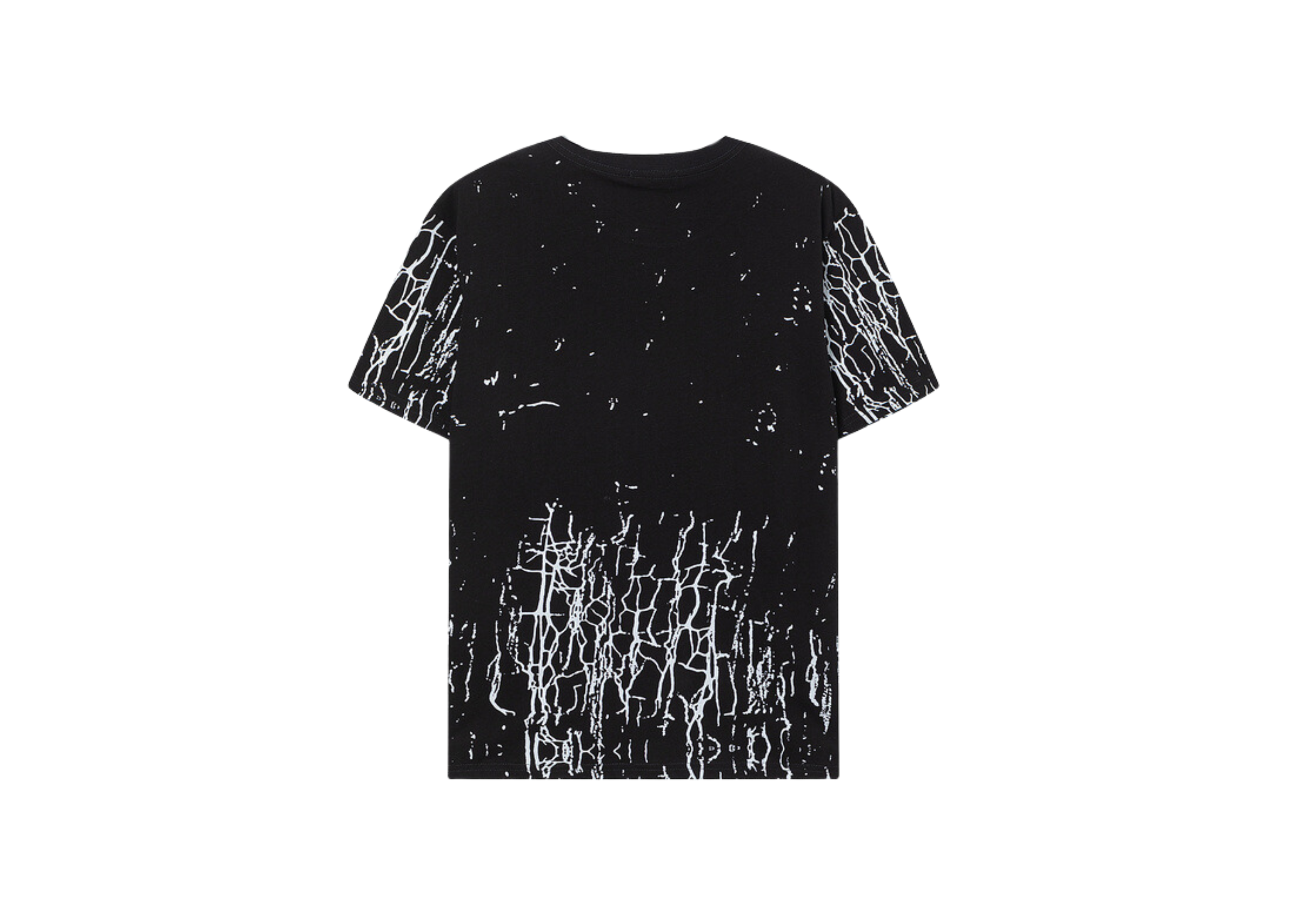 Amiri - gedrucktes weißes Logo schwarzes T -Shirt