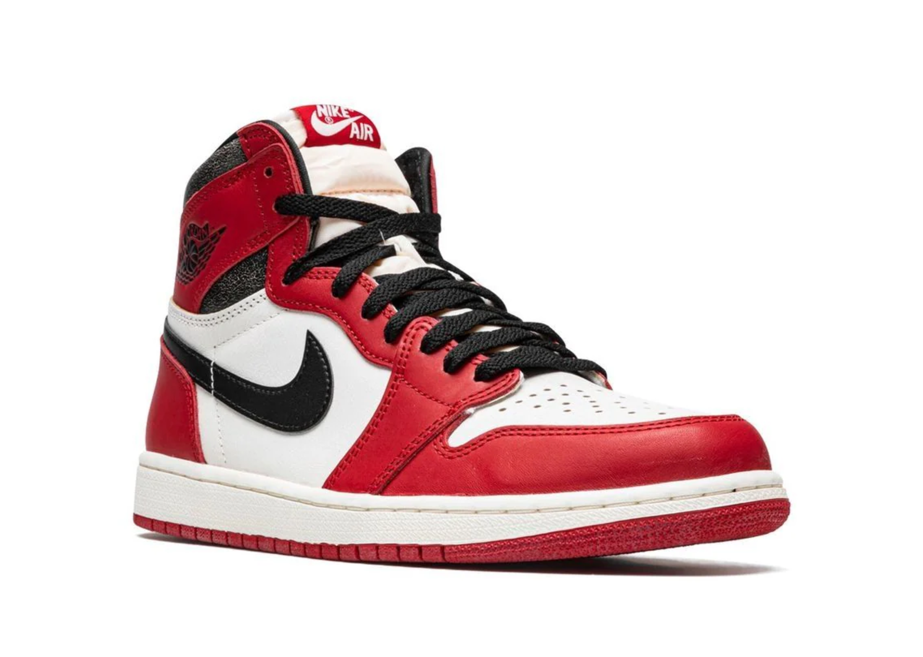 Jordan 1 Héich Chicago verluer a fonnt