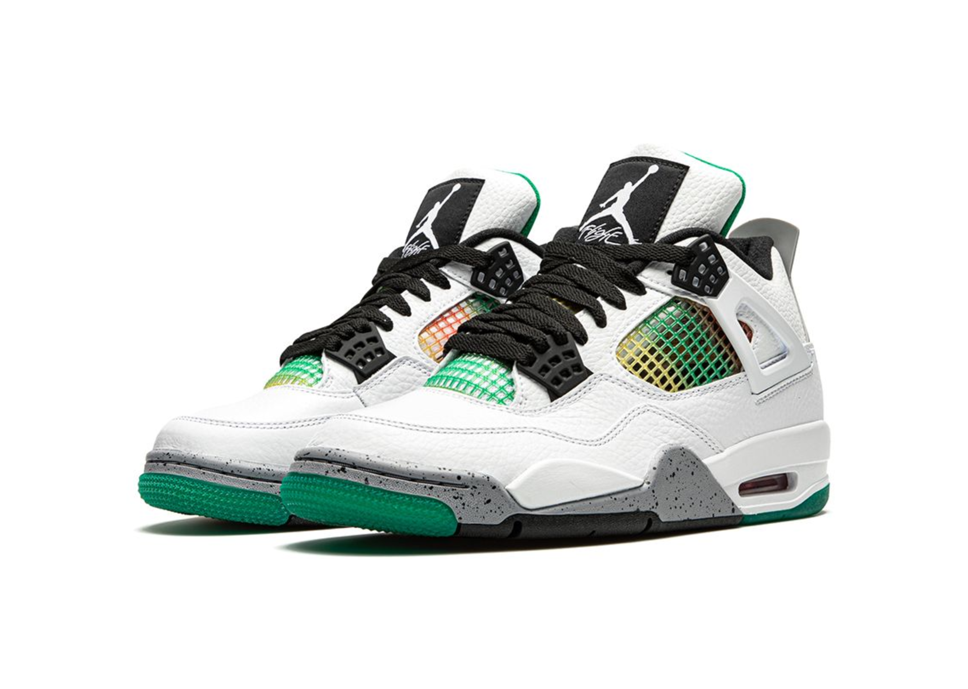 Air Jordan 4 Rasta Lucid Green