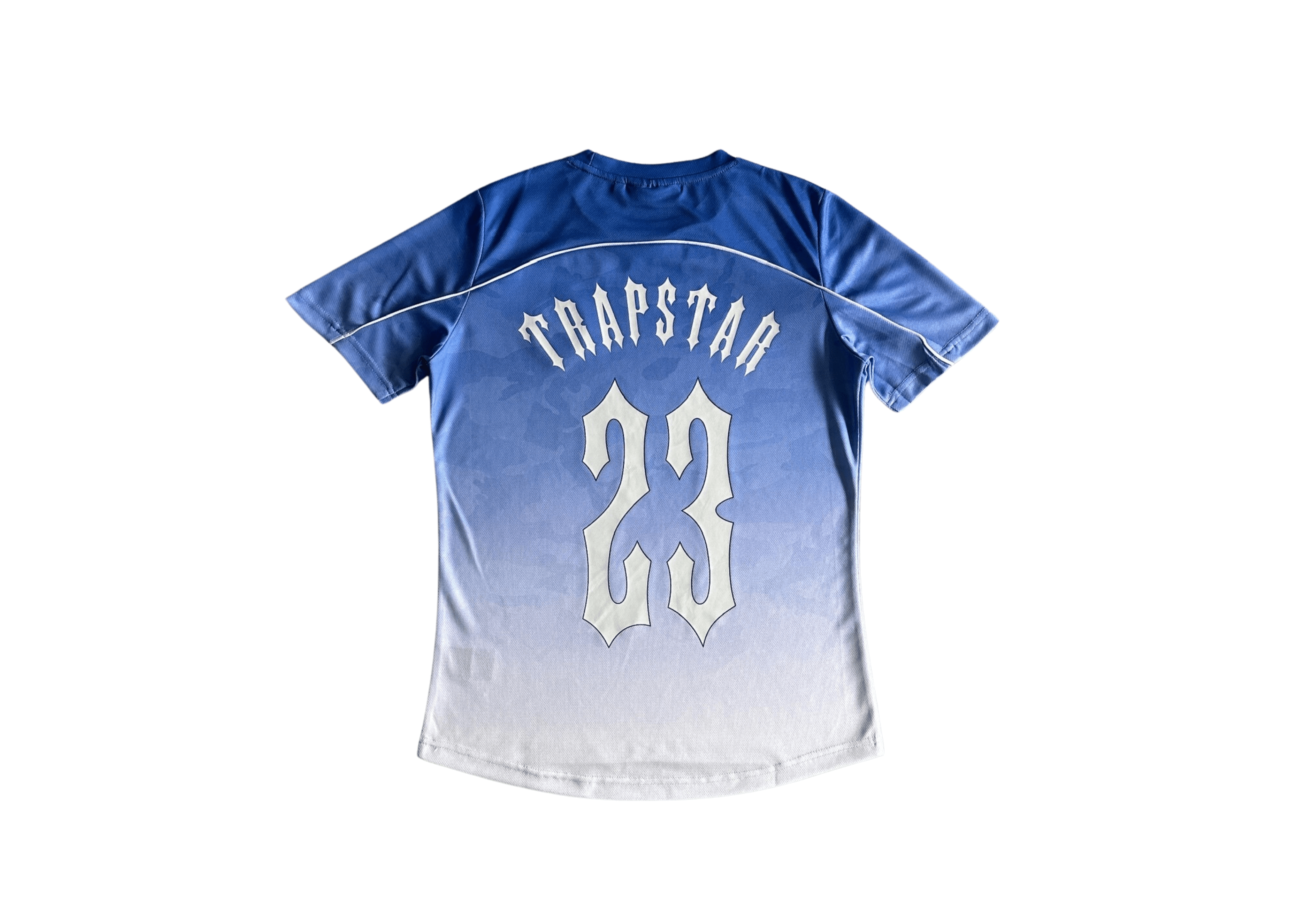 Up to 90 off - Trapstar Clothing TRAPSTAR - FOOTBALL WHITE/BLUE CAMO T-SHIRT