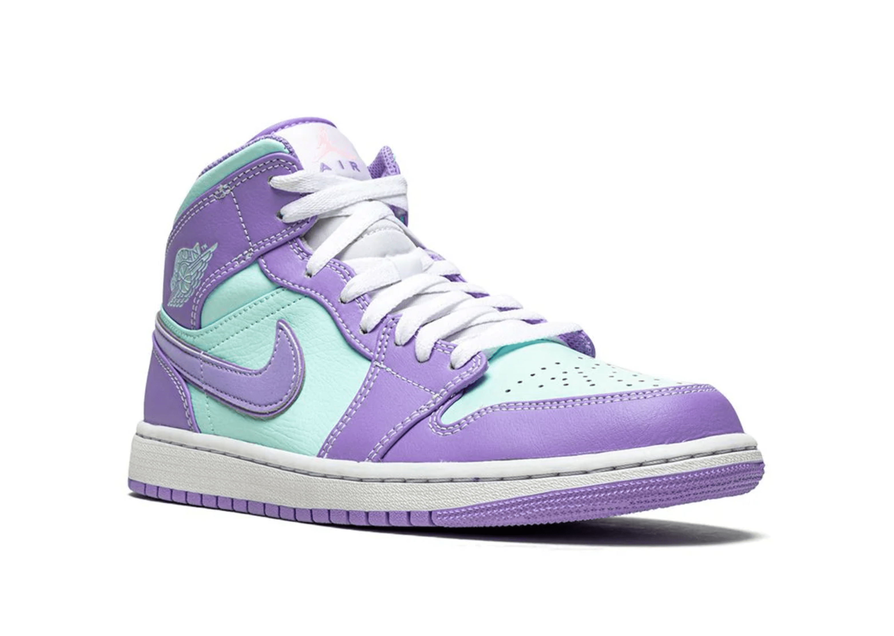 Up to 90 off - Nike Sneakers Jordan 1 Mid Purple Pulse Glacier Blue